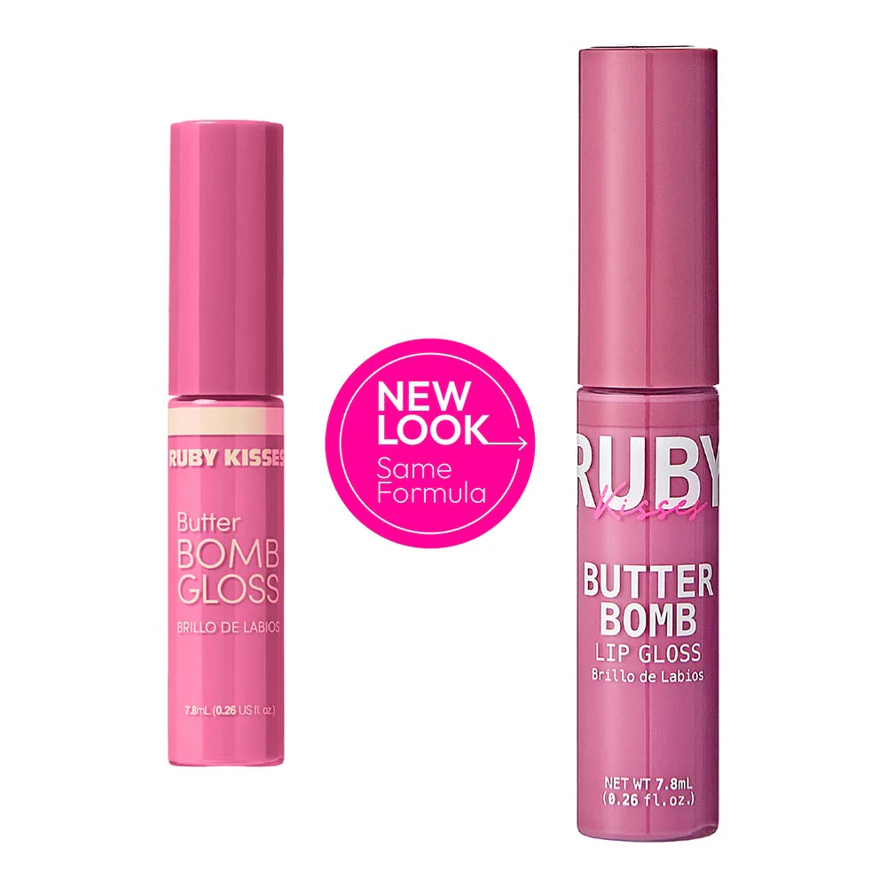 Ruby Kisses Butter Bomb Gloss – Non-Sticky, High-Shine Lip Gloss with Jojoba & Avocado Oil - Image 42