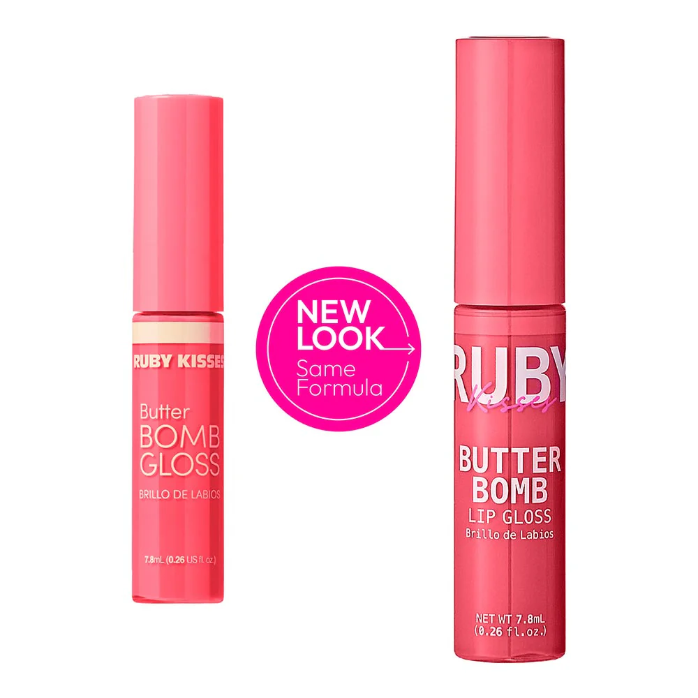 Ruby Kisses Butter Bomb Gloss – Non-Sticky, High-Shine Lip Gloss with Jojoba & Avocado Oil - Image 44