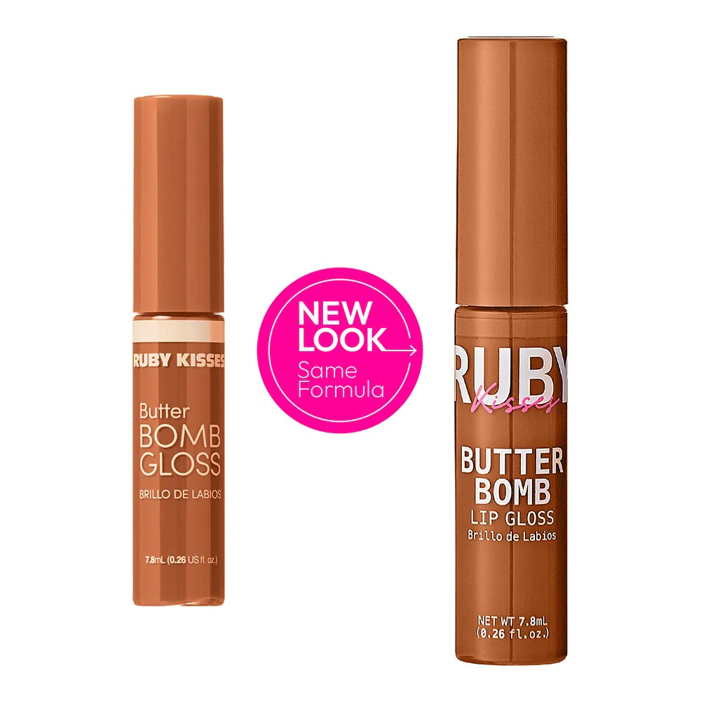 Ruby Kisses Butter Bomb Gloss – Non-Sticky, High-Shine Lip Gloss with Jojoba & Avocado Oil - Image 47