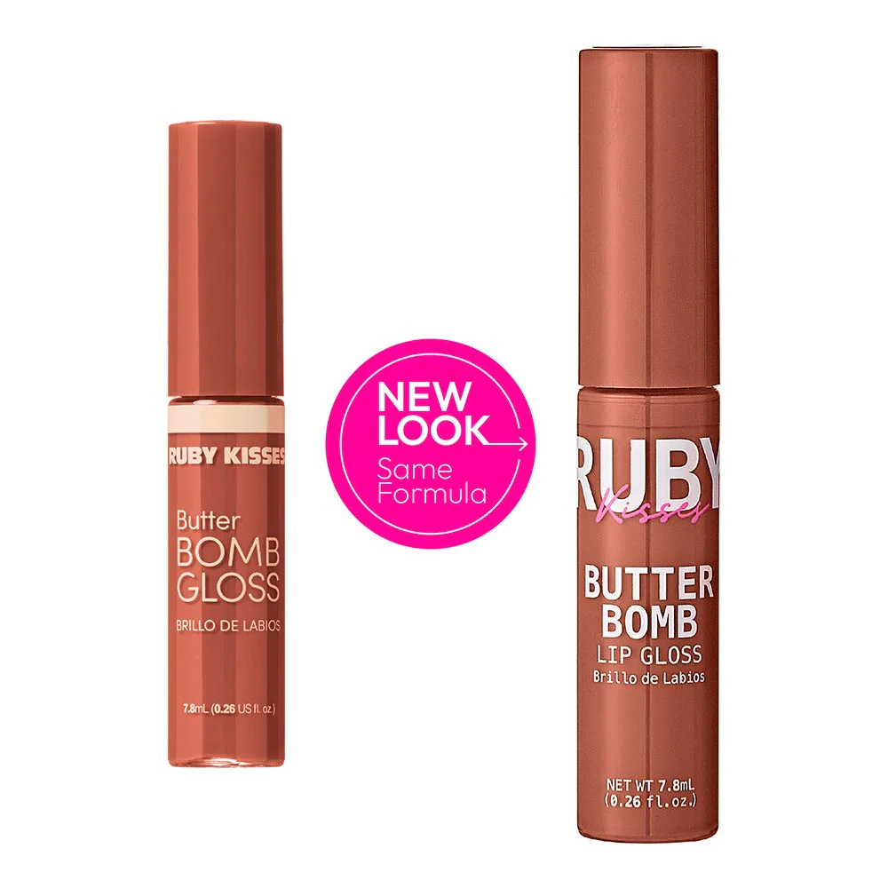 Ruby Kisses Butter Bomb Gloss – Non-Sticky, High-Shine Lip Gloss with Jojoba & Avocado Oil - Image 48