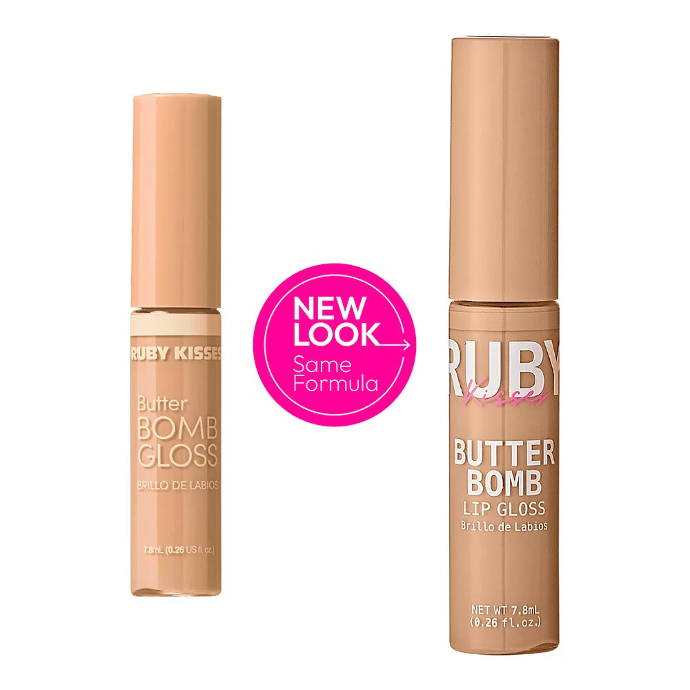 Ruby Kisses Butter Bomb Gloss – Non-Sticky, High-Shine Lip Gloss with Jojoba & Avocado Oil - Image 49