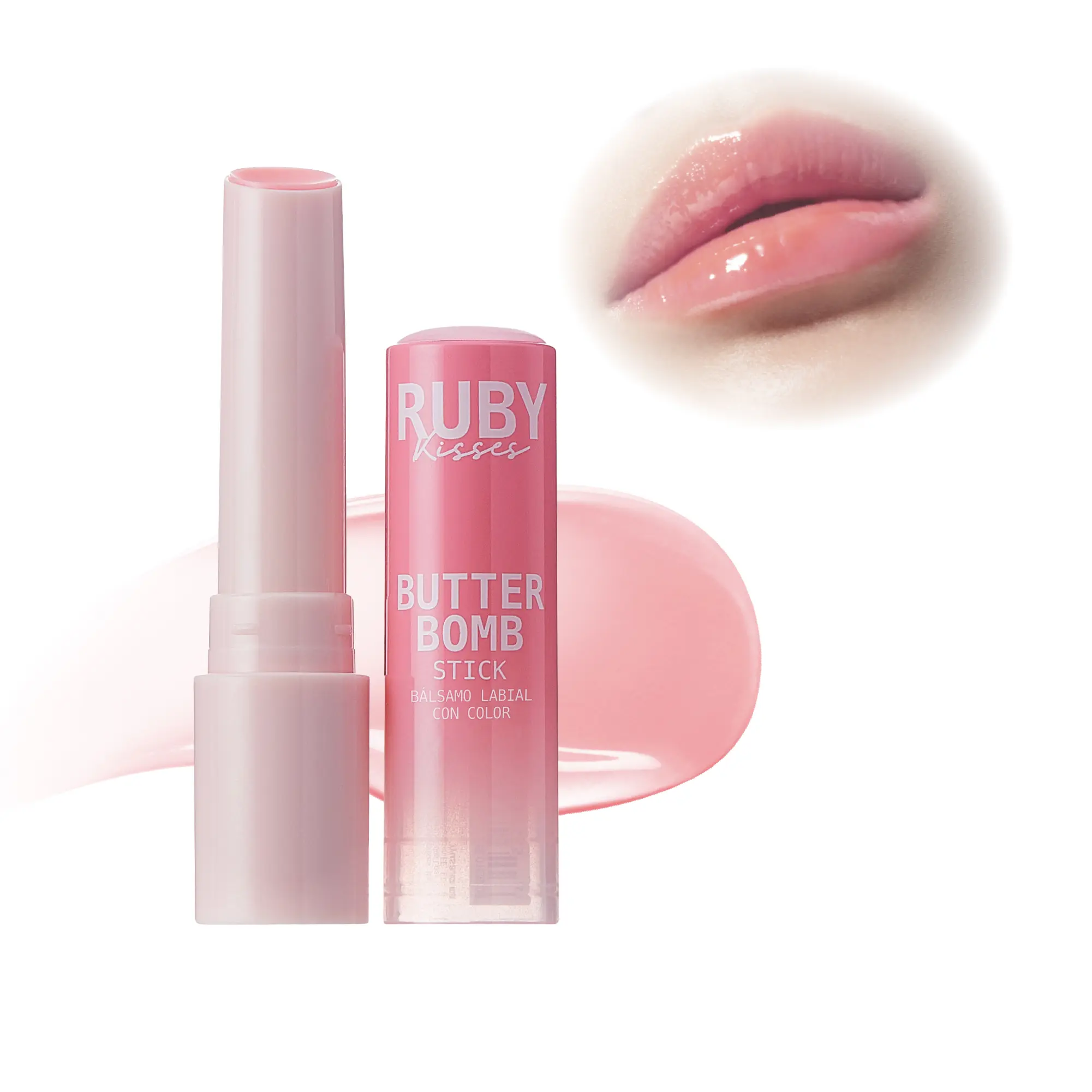Ruby Kisses Butter Bomb Lip Balm – High Shine Tinted Gloss & Hydrating Lipstick With Shea Butter - Image 2