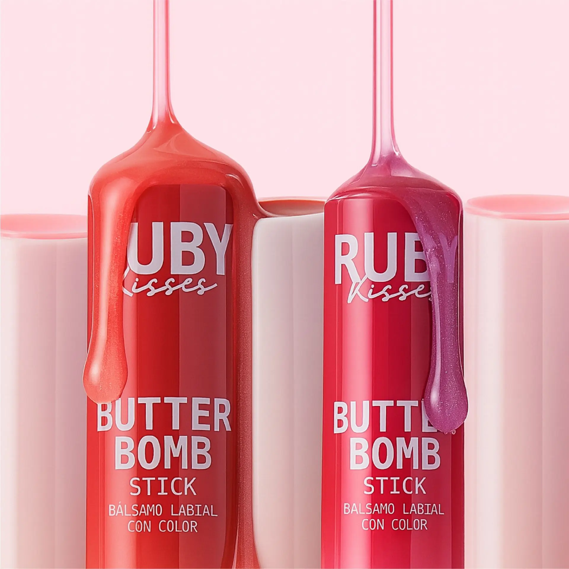 Ruby Kisses Butter Bomb Lip Balm – High Shine Tinted Gloss & Hydrating Lipstick With Shea Butter - Image 58