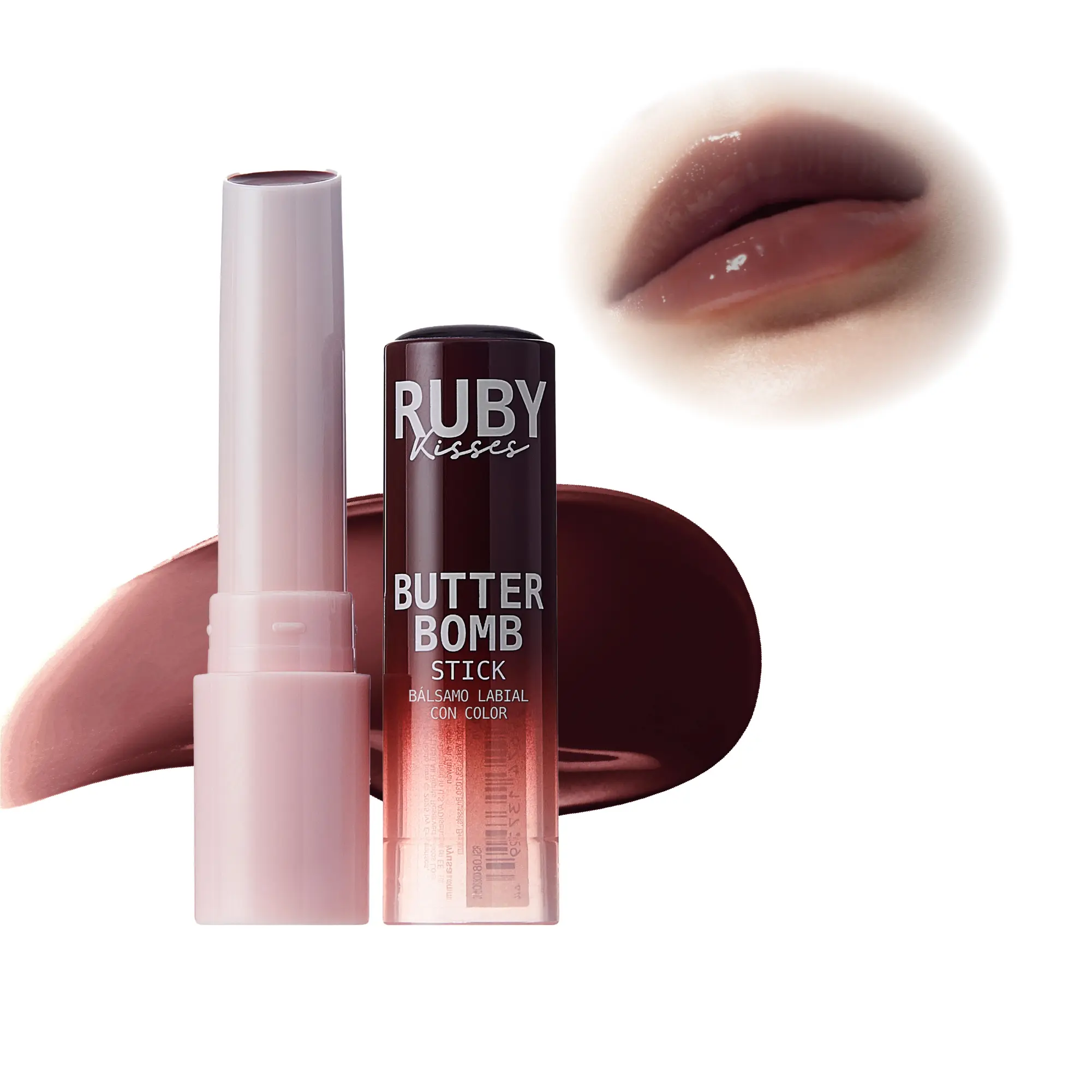 Ruby Kisses Butter Bomb Lip Balm – High Shine Tinted Gloss & Hydrating Lipstick With Shea Butter - Image 8