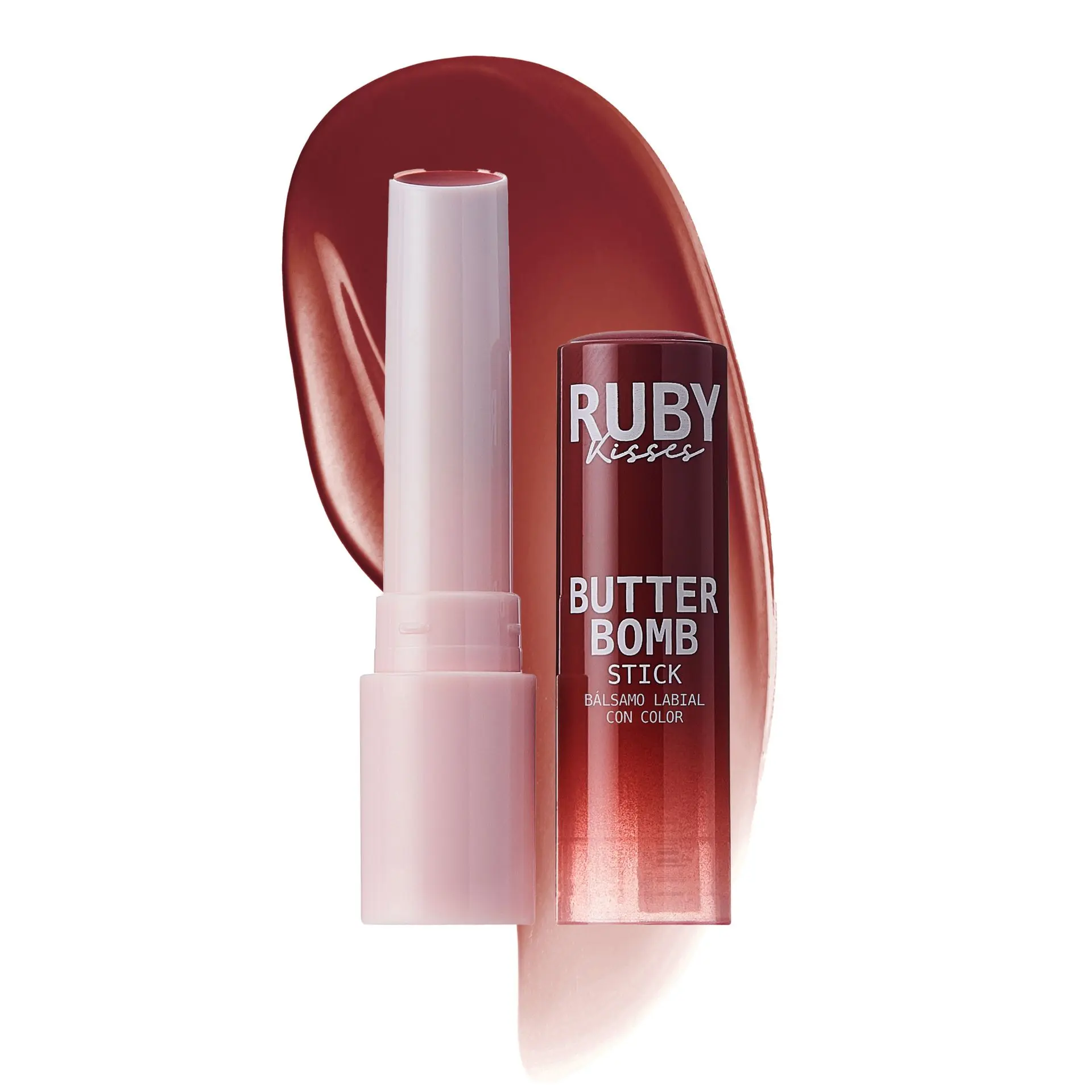 Ruby Kisses Butter Bomb Lip Balm – High Shine Tinted Gloss & Hydrating Lipstick With Shea Butter - Image 82