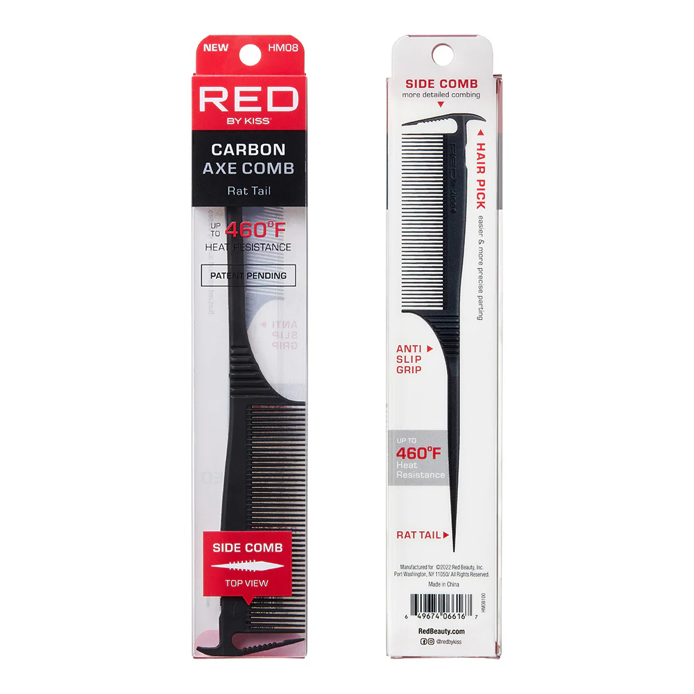 RED by KISS Carbon Axe Parting Comb - Image 10