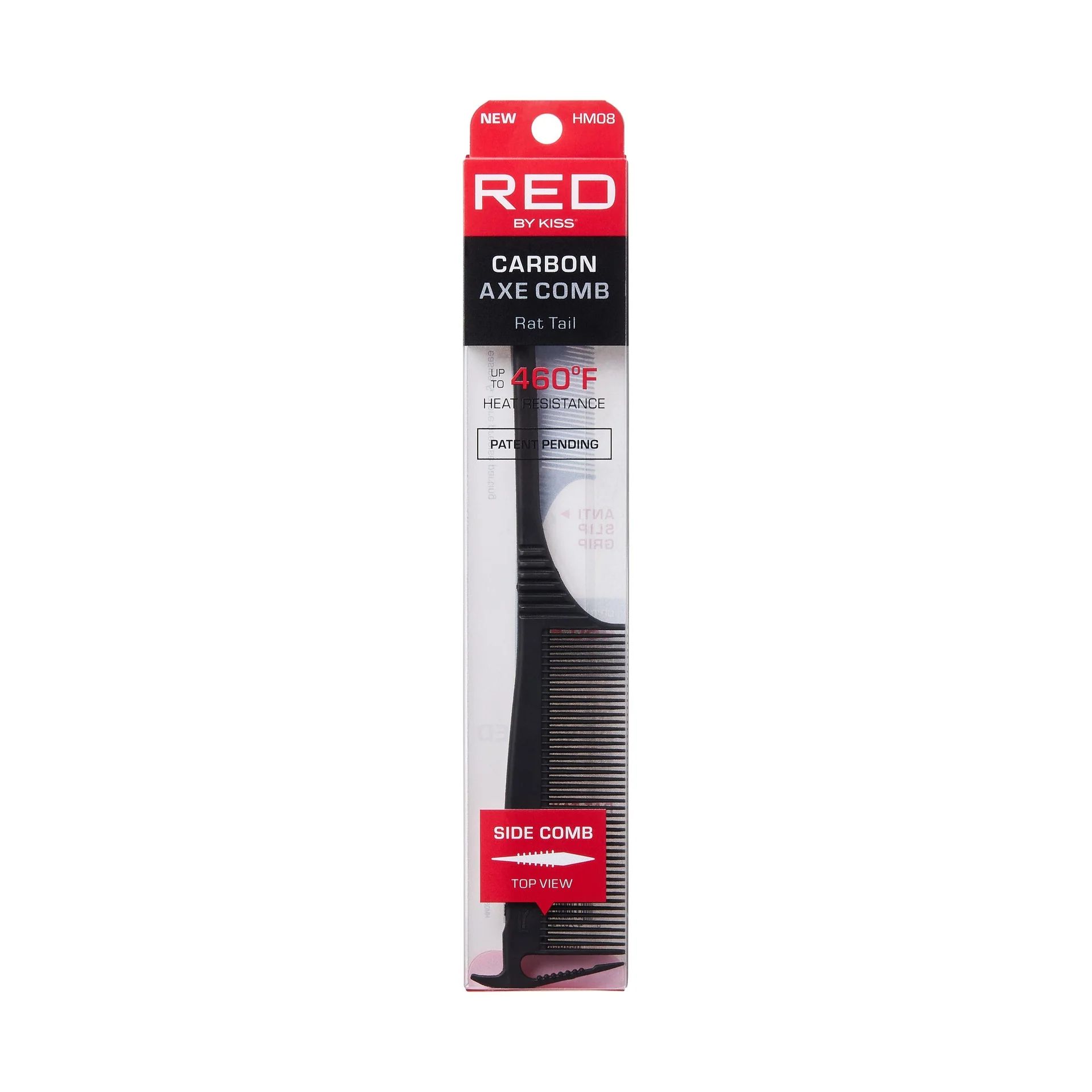 RED by KISS Carbon Axe Parting Comb - Image 6