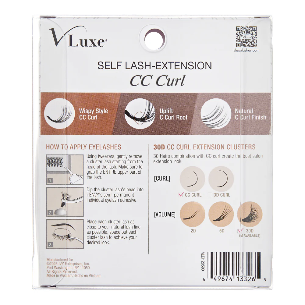 VLuxe By i•ENVY CC & DD Curl Faux Mink Lash Clusters (12Ð16mm) DIY Lash Extensions for Wispy Volume & Natural Look - Image 10