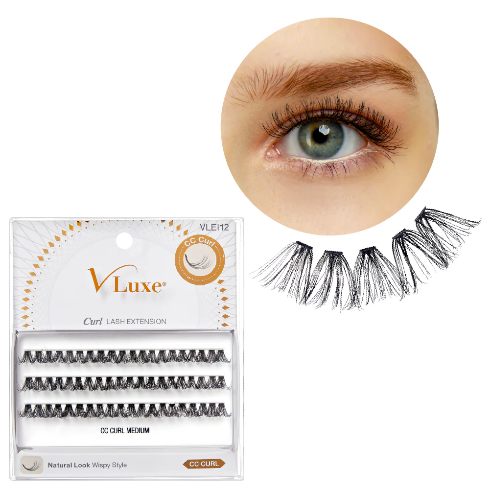 VLuxe By i•ENVY CC & DD Curl Faux Mink Lash Clusters (12Ð16mm) DIY Lash Extensions for Wispy Volume & Natural Look - Image 11