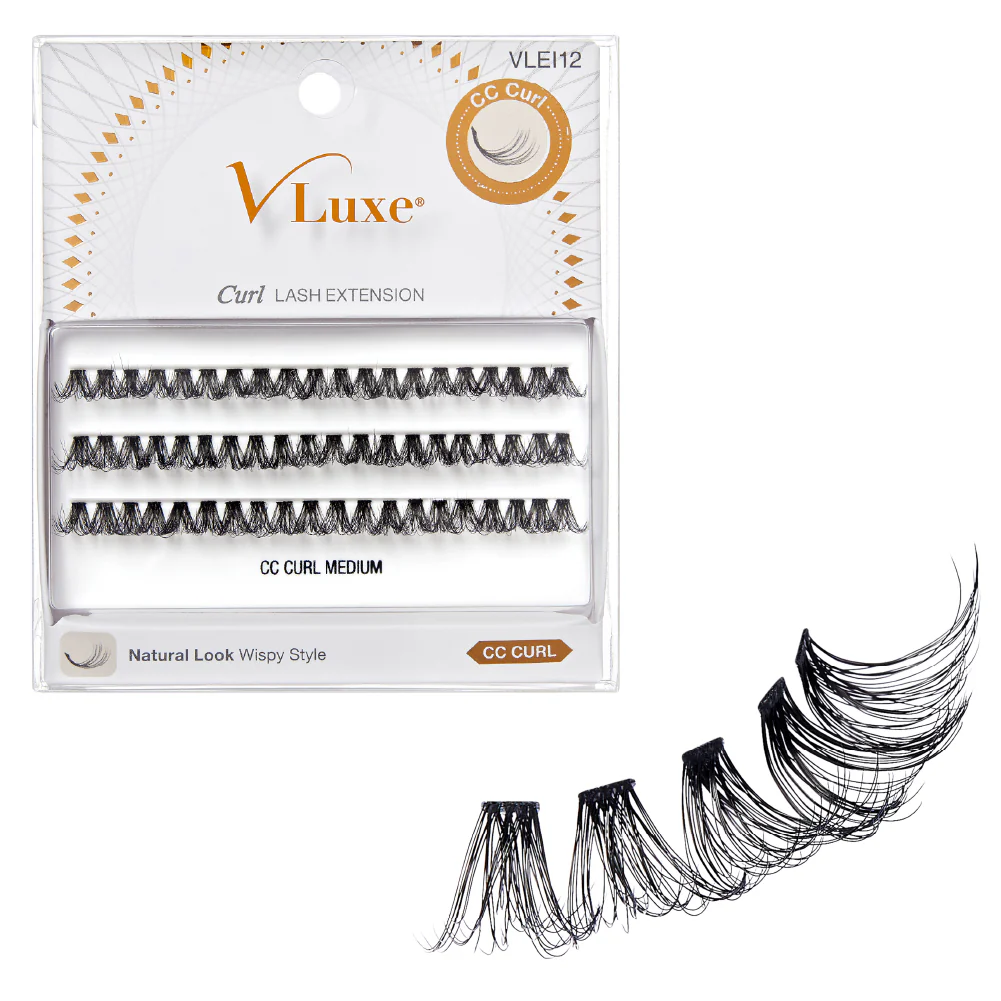 VLuxe By i•ENVY CC & DD Curl Faux Mink Lash Clusters (12Ð16mm) DIY Lash Extensions for Wispy Volume & Natural Look - Image 17