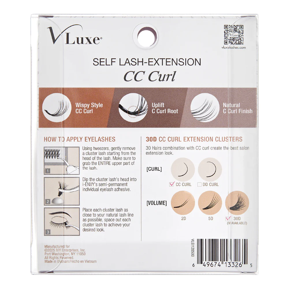 VLuxe By i•ENVY CC & DD Curl Faux Mink Lash Clusters (12Ð16mm) DIY Lash Extensions for Wispy Volume & Natural Look - Image 20