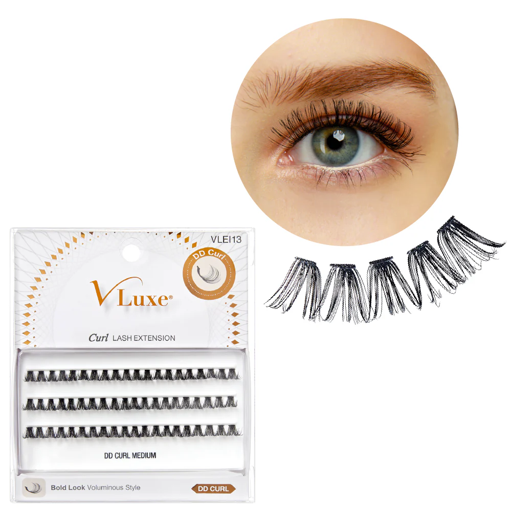 VLuxe By i•ENVY CC & DD Curl Faux Mink Lash Clusters (12Ð16mm) DIY Lash Extensions for Wispy Volume & Natural Look - Image 21