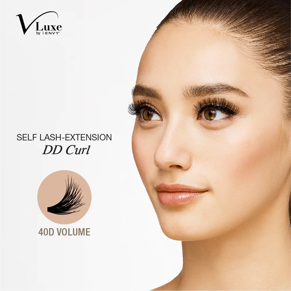 VLuxe By i•ENVY CC & DD Curl Faux Mink Lash Clusters (12Ð16mm) DIY Lash Extensions for Wispy Volume & Natural Look - Image 24