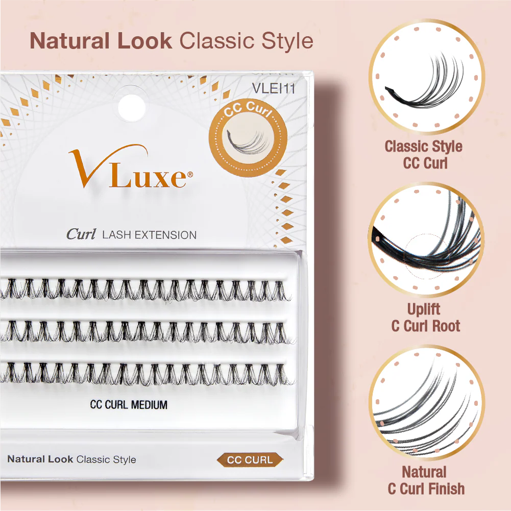 VLuxe By i•ENVY CC & DD Curl Faux Mink Lash Clusters (12Ð16mm) DIY Lash Extensions for Wispy Volume & Natural Look - Image 3