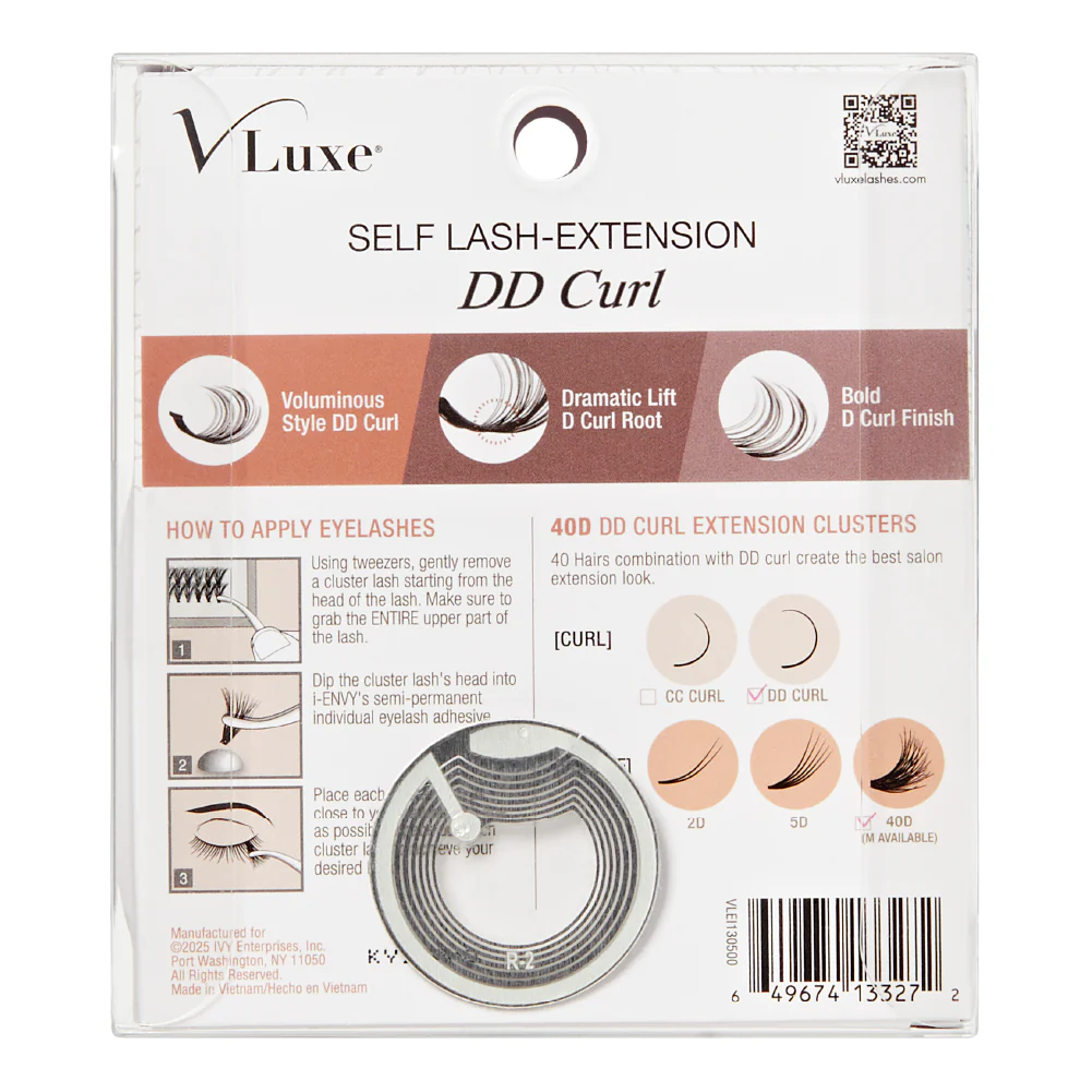 VLuxe By i•ENVY CC & DD Curl Faux Mink Lash Clusters (12Ð16mm) DIY Lash Extensions for Wispy Volume & Natural Look - Image 30