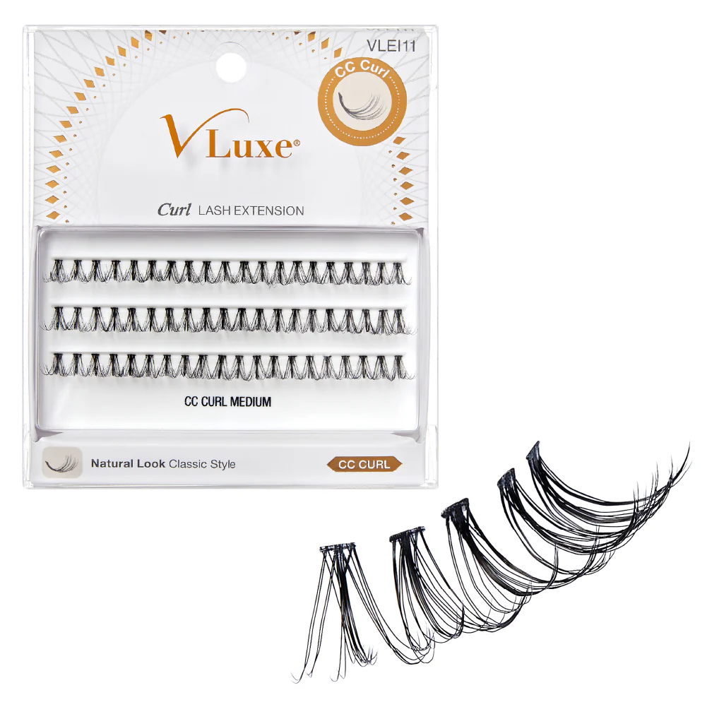 VLuxe By i•ENVY CC & DD Curl Faux Mink Lash Clusters (12Ð16mm) DIY Lash Extensions for Wispy Volume & Natural Look - Image 7