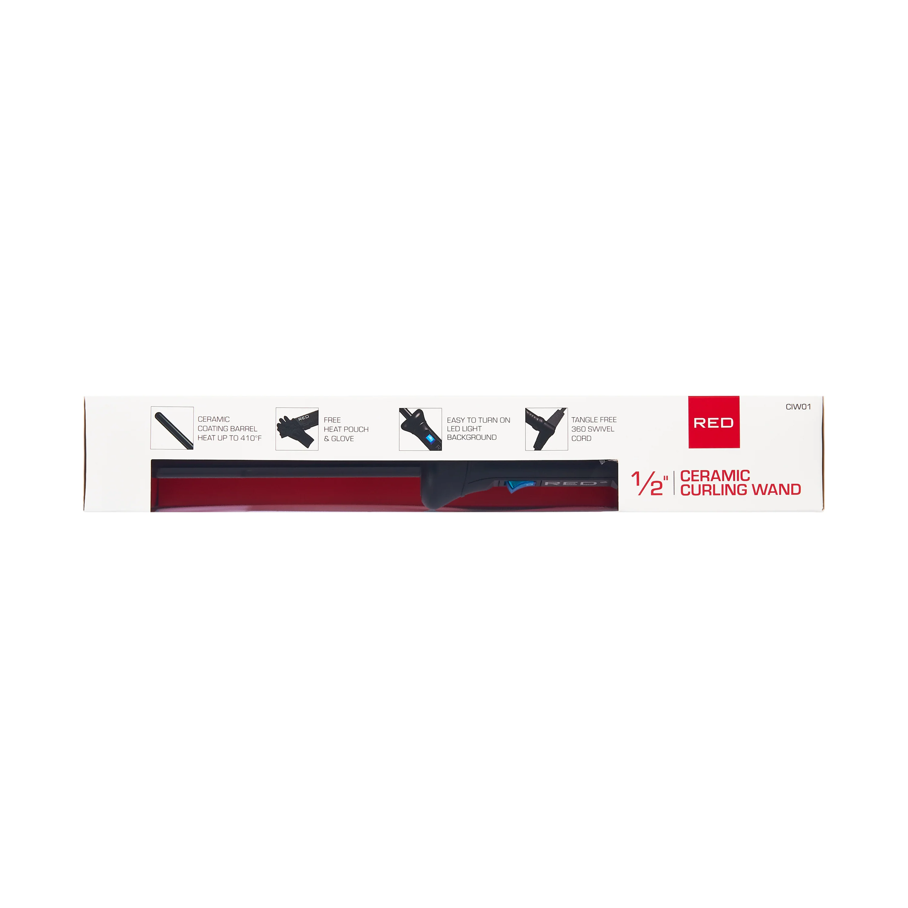 RED by KISS Ceramic Curling Wand Set With Interchangeable Barrels For Smooth Curls - Image 12