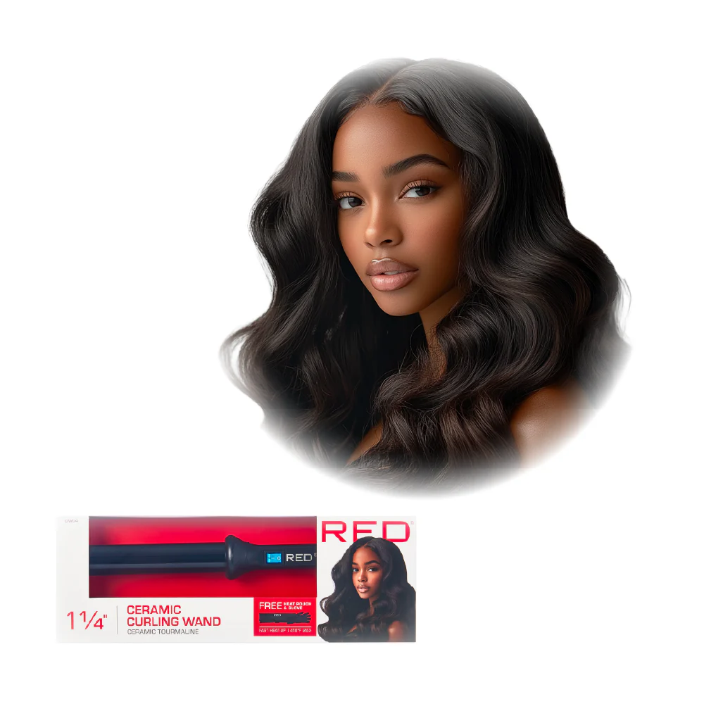 RED by KISS Ceramic Curling Wand Set With Interchangeable Barrels For Smooth Curls - Image 8