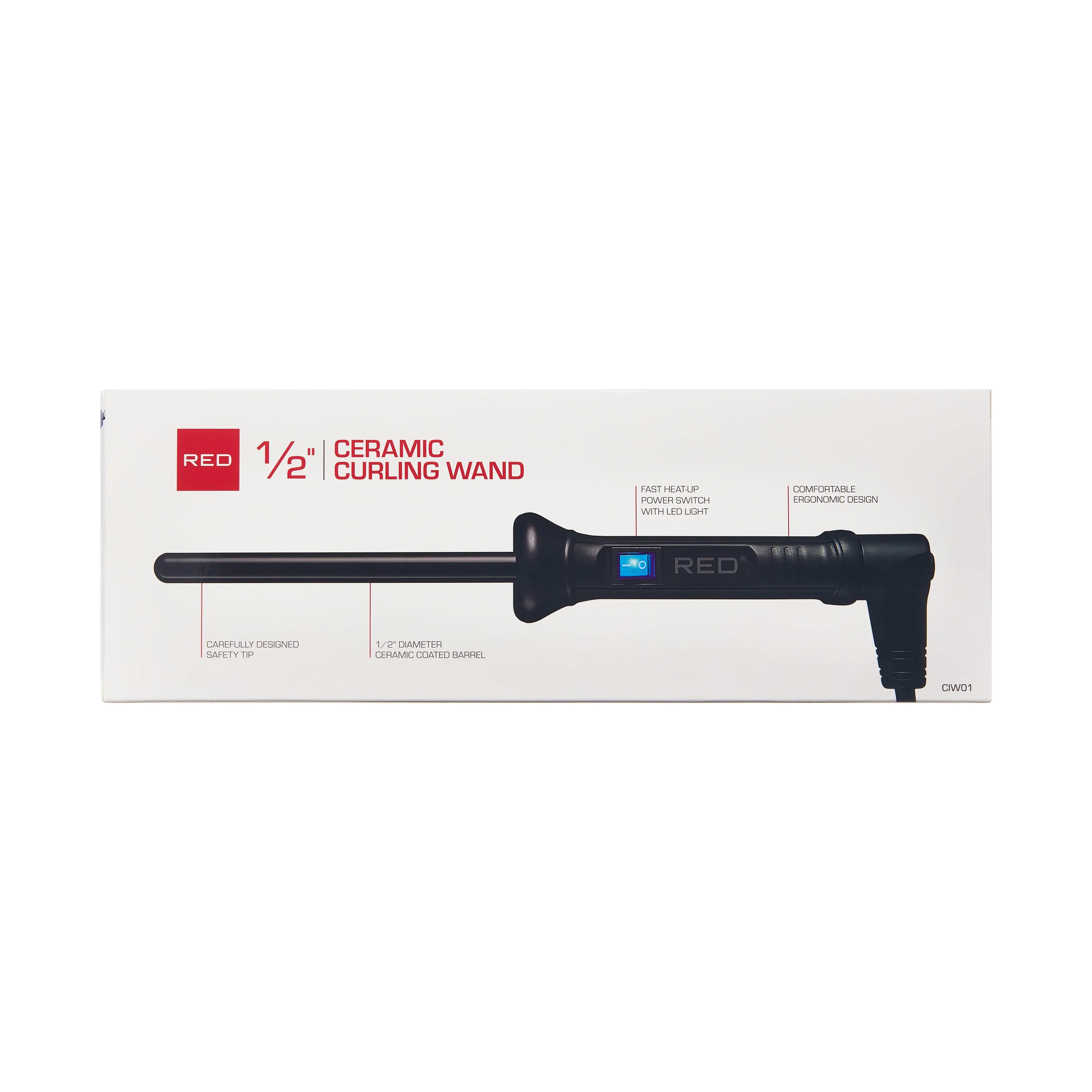RED by KISS Ceramic Curling Wand Set With Interchangeable Barrels For Smooth Curls - Image 9