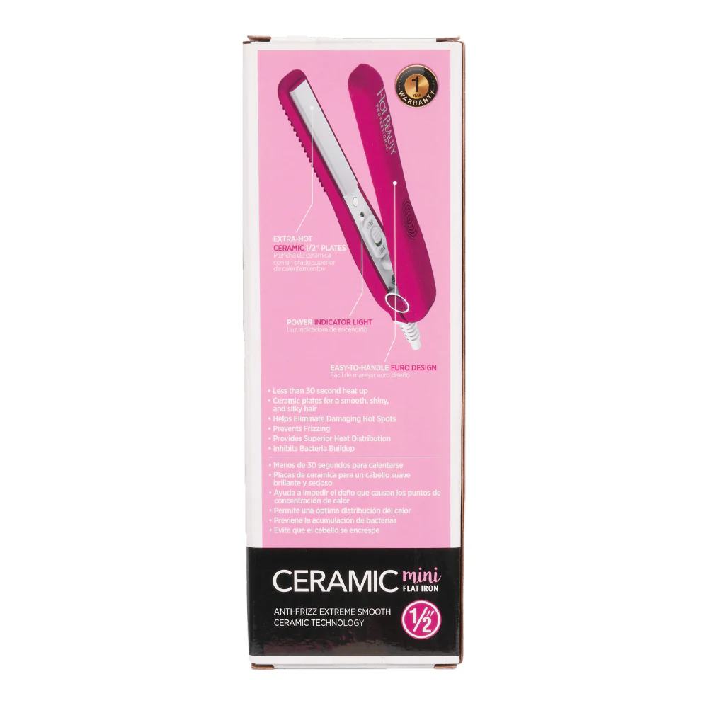 Hot Beauty Ceramic Mini Flat Iron - Image 14