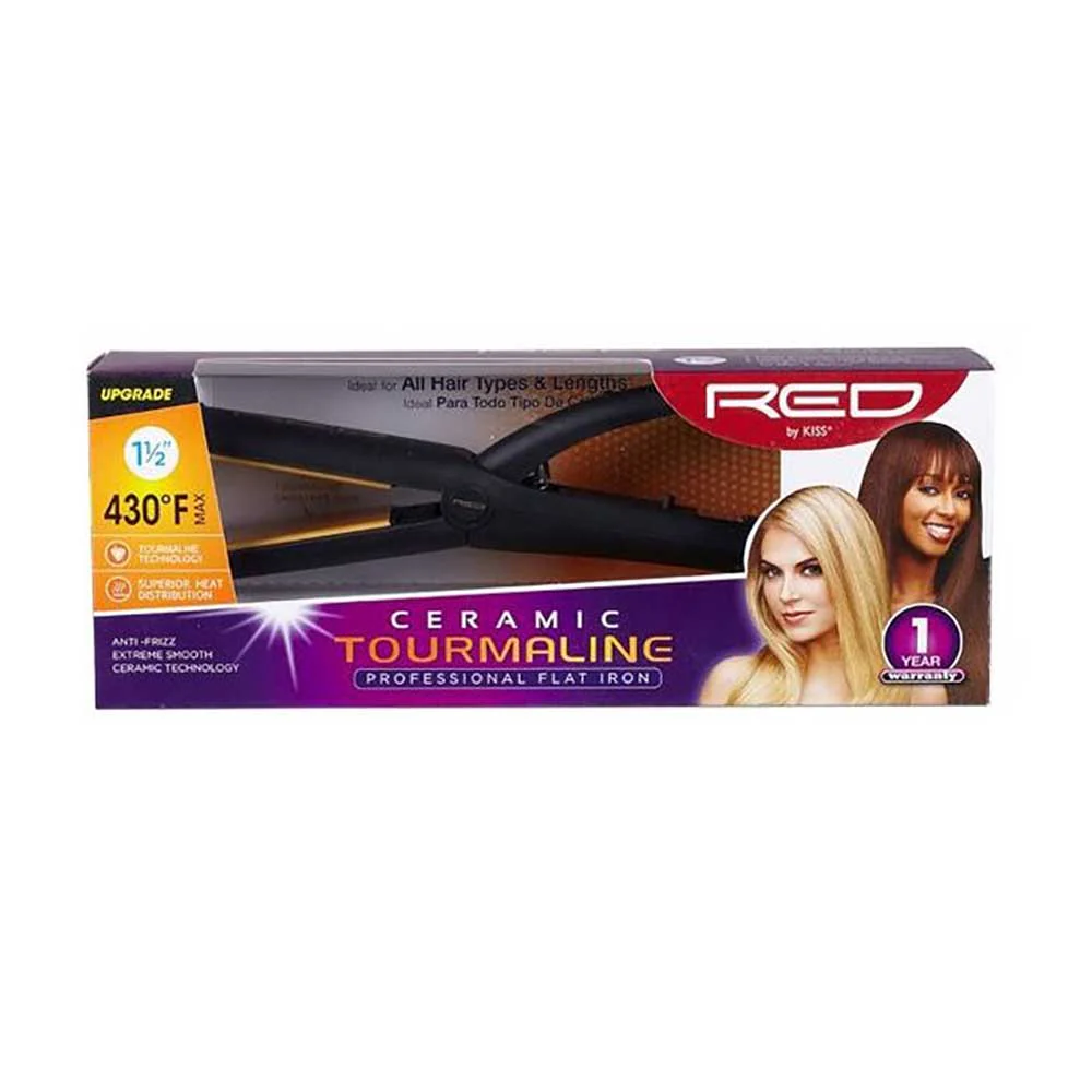 RED by KISS Ceramic Tourmaline Flat Iron - Image 10