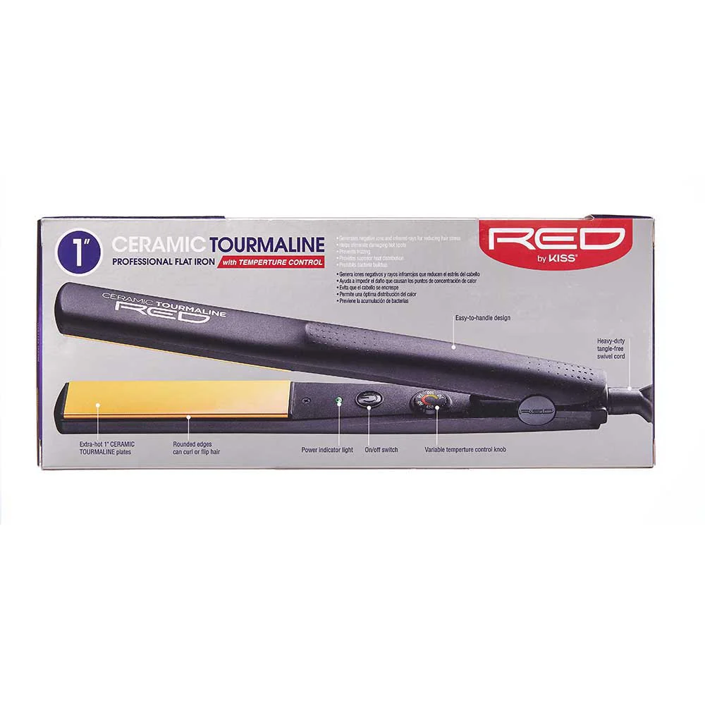 RED by KISS Ceramic Tourmaline Flat Iron - Image 4