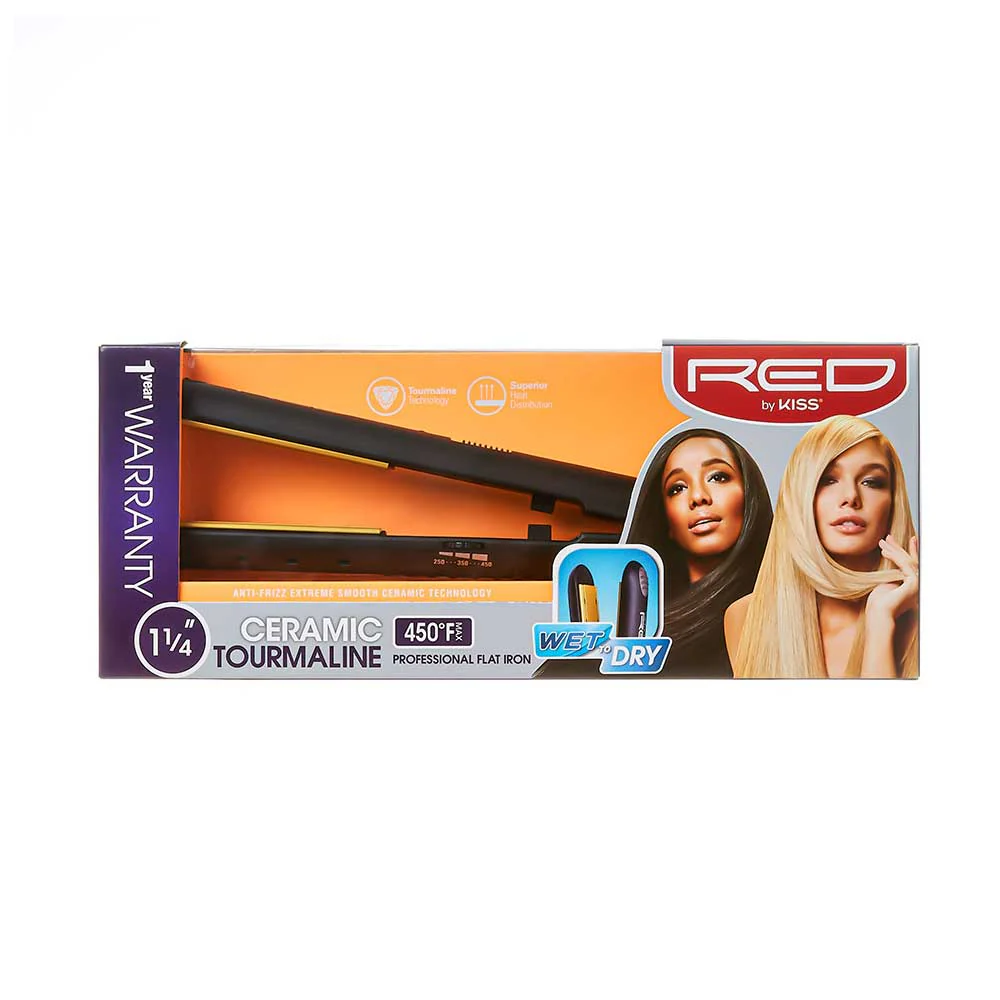 RED by KISS Ceramic Tourmaline Flat Iron - Image 5