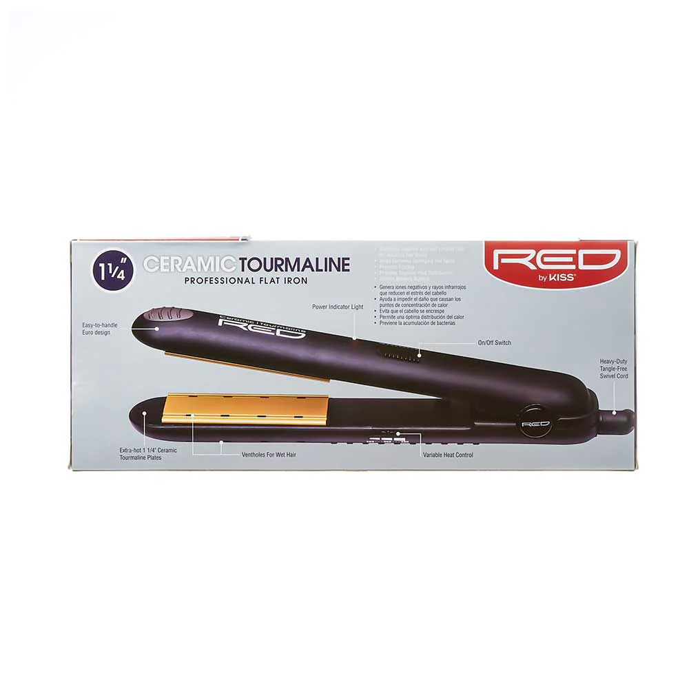 RED by KISS Ceramic Tourmaline Flat Iron - Image 9