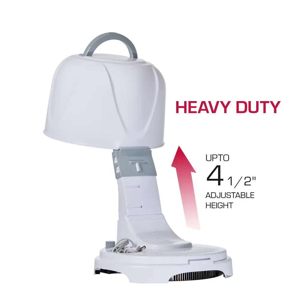 RED by KISS Ceramic Tourmaline Hooded Dryer with Adjustable Height & 4 Heat Settings - Image 5
