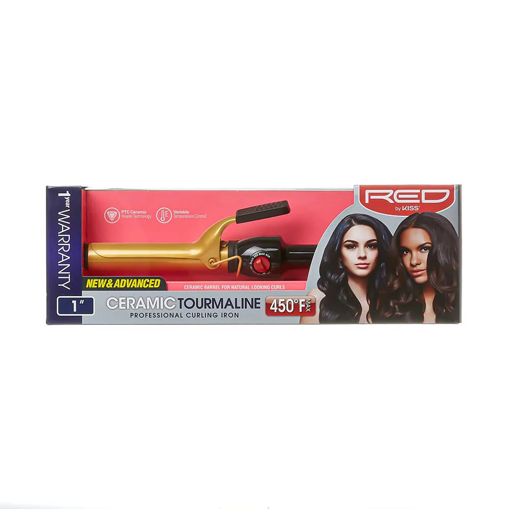 RED by KISS Ceramic Tourmaline Professional Curling Iron - Image 13