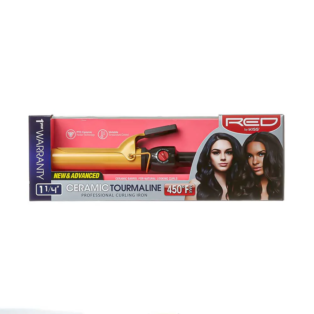 RED by KISS Ceramic Tourmaline Professional Curling Iron - Image 16