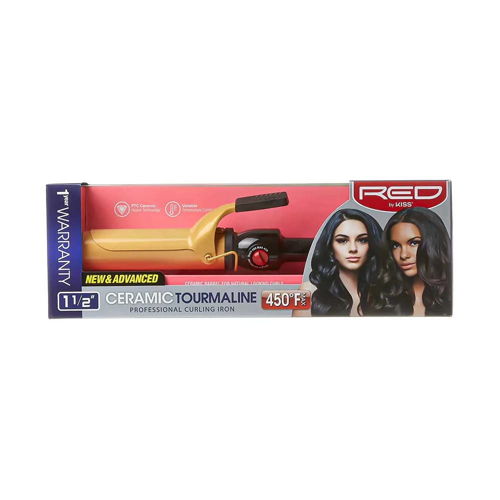 RED by KISS Ceramic Tourmaline Professional Curling Iron - Image 19