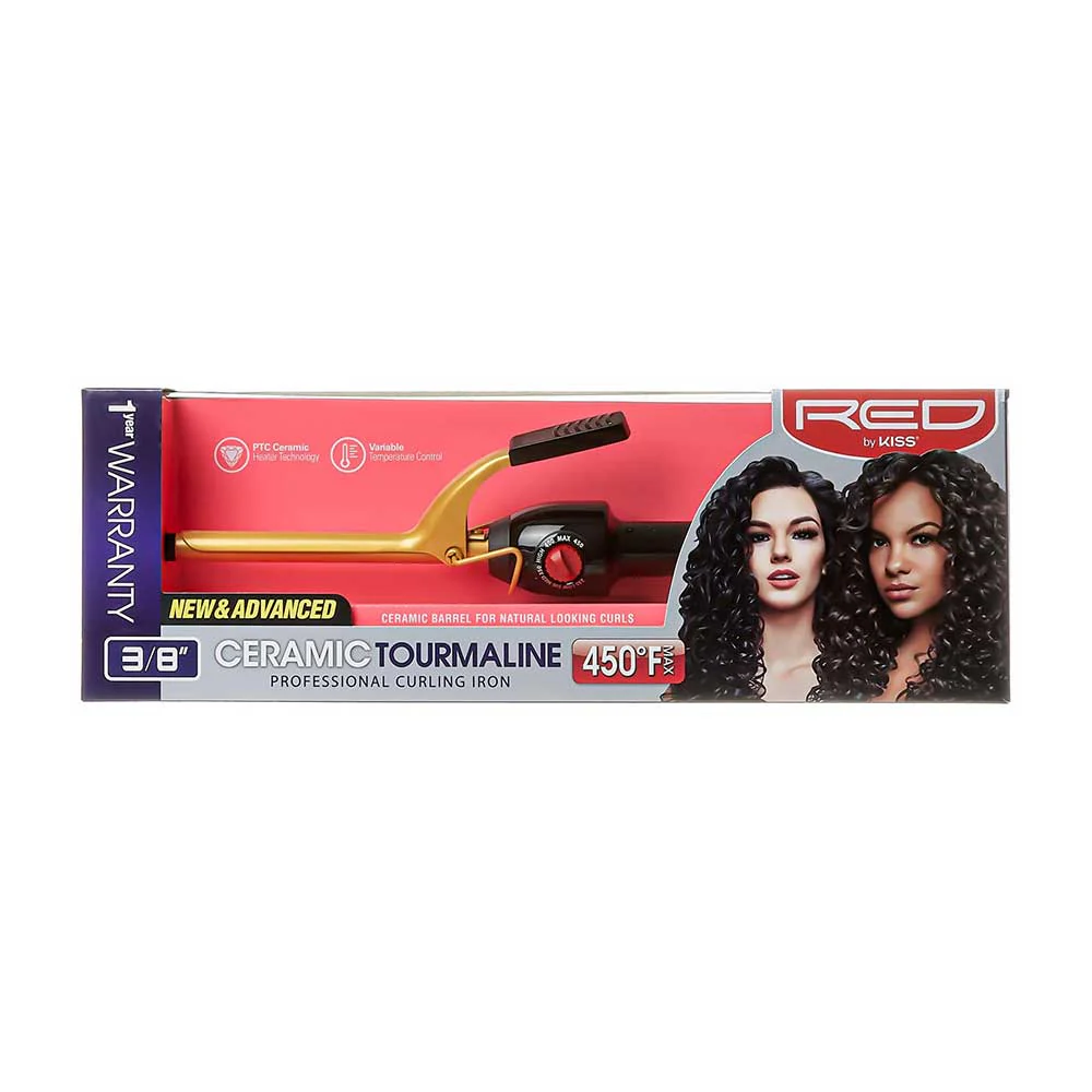 RED by KISS Ceramic Tourmaline Professional Curling Iron - Image 4