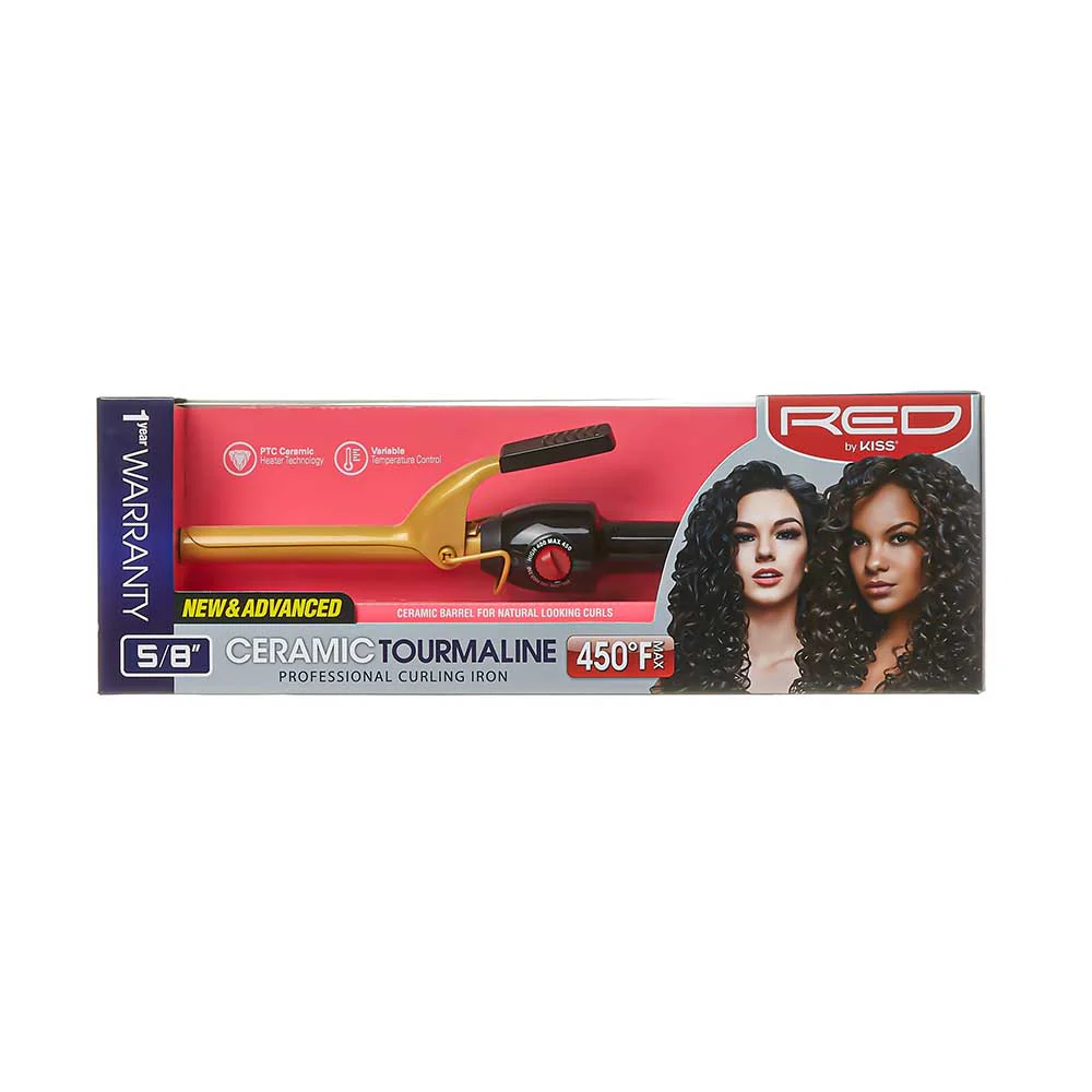 RED by KISS Ceramic Tourmaline Professional Curling Iron - Image 7