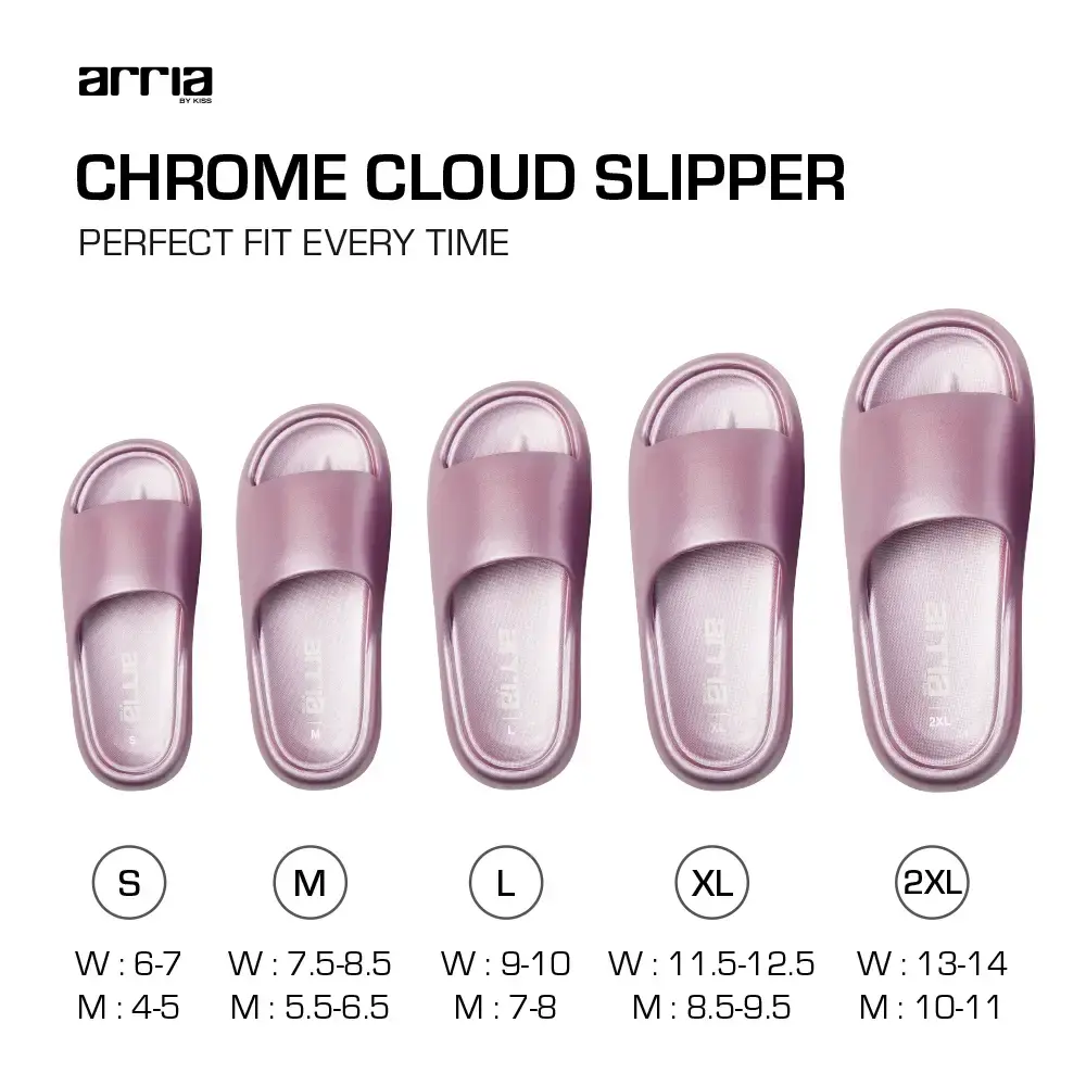 Arria Chrome Cloud Slipper – Lightweight Cushioned Slides, Anti-Slip, Indoor & Outdoor - Image 106