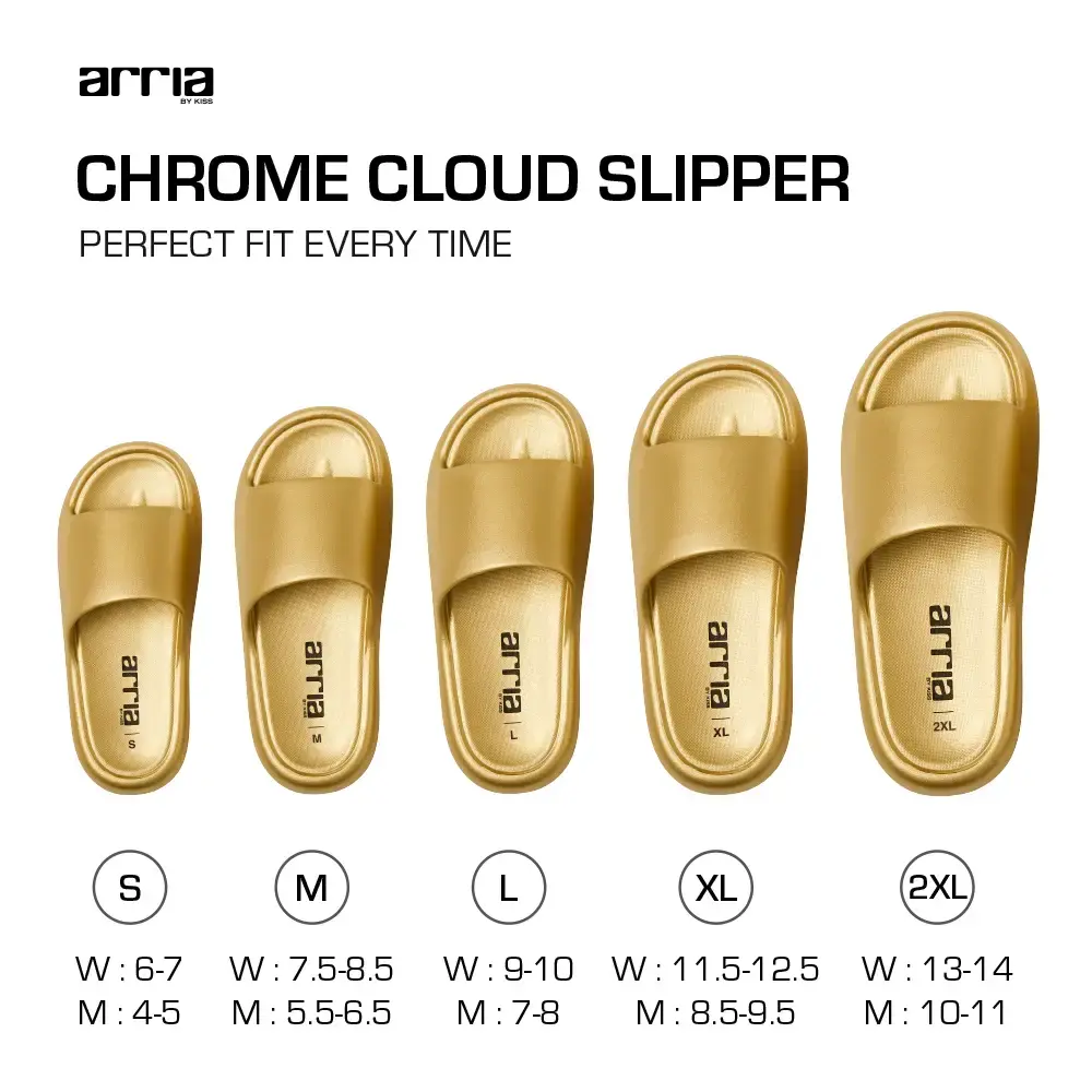 Arria Chrome Cloud Slipper – Lightweight Cushioned Slides, Anti-Slip, Indoor & Outdoor - Image 97