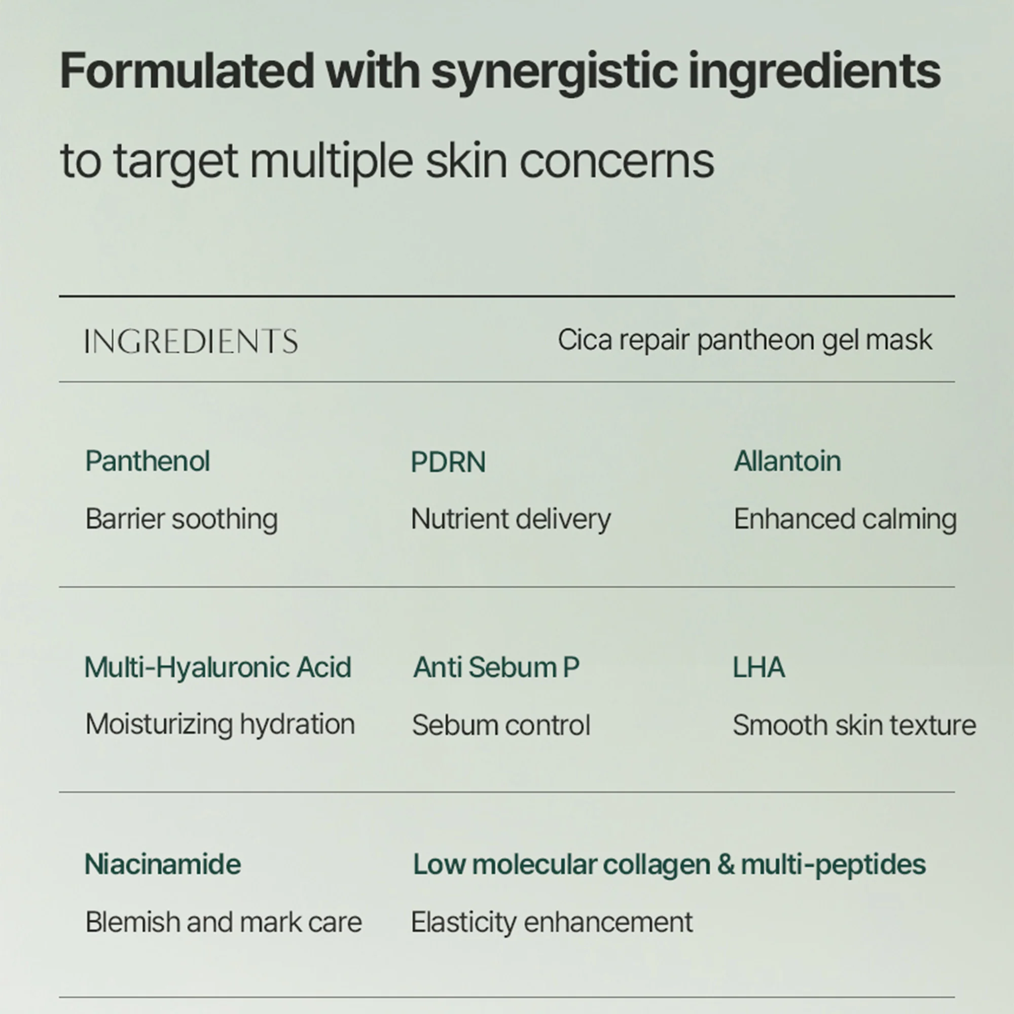 Arocell Cica Repair Panthenol Gel Mask – Cooling Soothing Mask for Redness, Irritation & Hydration Boost - Image 11