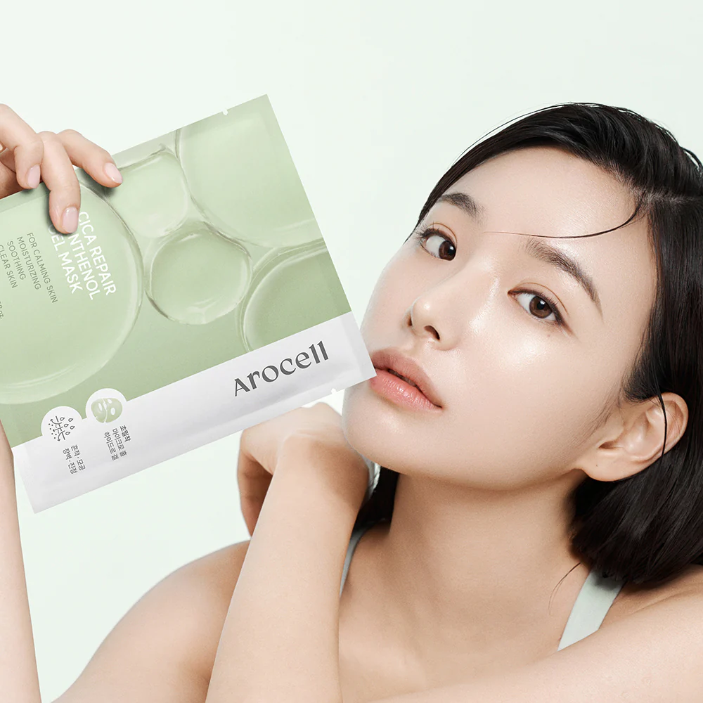 Arocell Cica Repair Panthenol Gel Mask – Cooling Soothing Mask for Redness, Irritation & Hydration Boost - Image 17