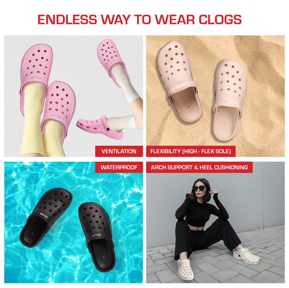 Arria Classic Waterproof Air Clogs for Men and Womena - Image 36