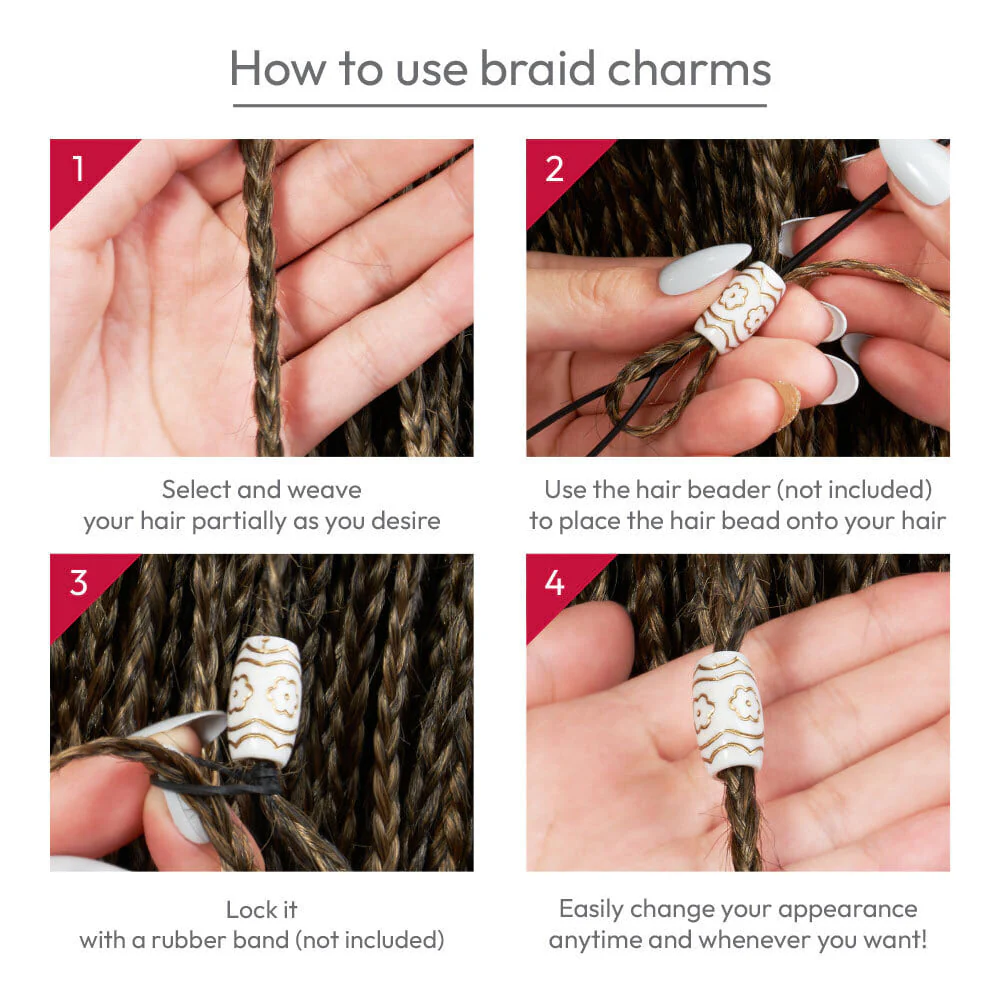 RED by KISS Classy Style Braid Charm - Image 4