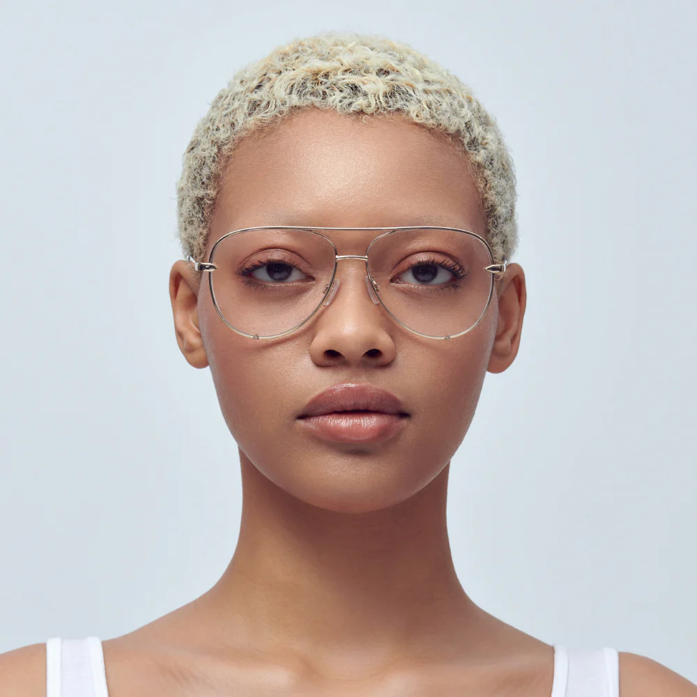 Mad Shade Clear Aviator Eyeglasses #49 - Image 3