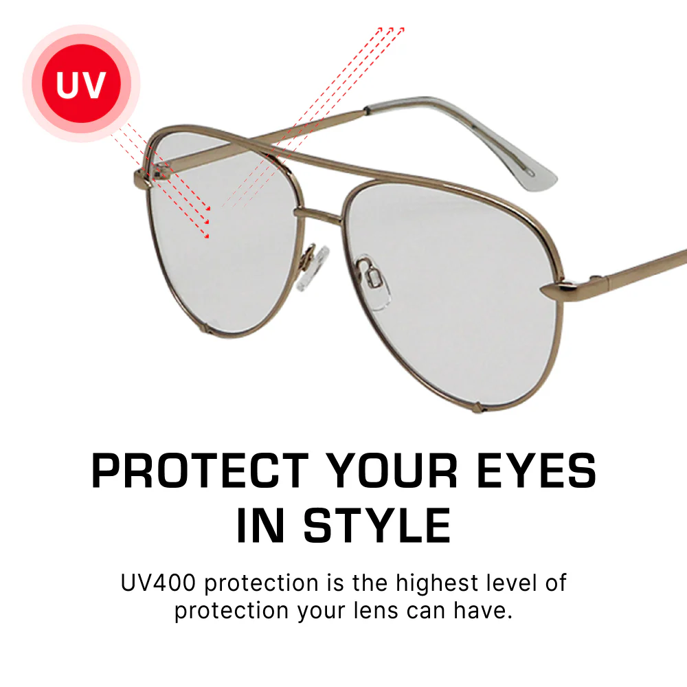 Mad Shade Clear Aviator Eyeglasses #49 - Image 6