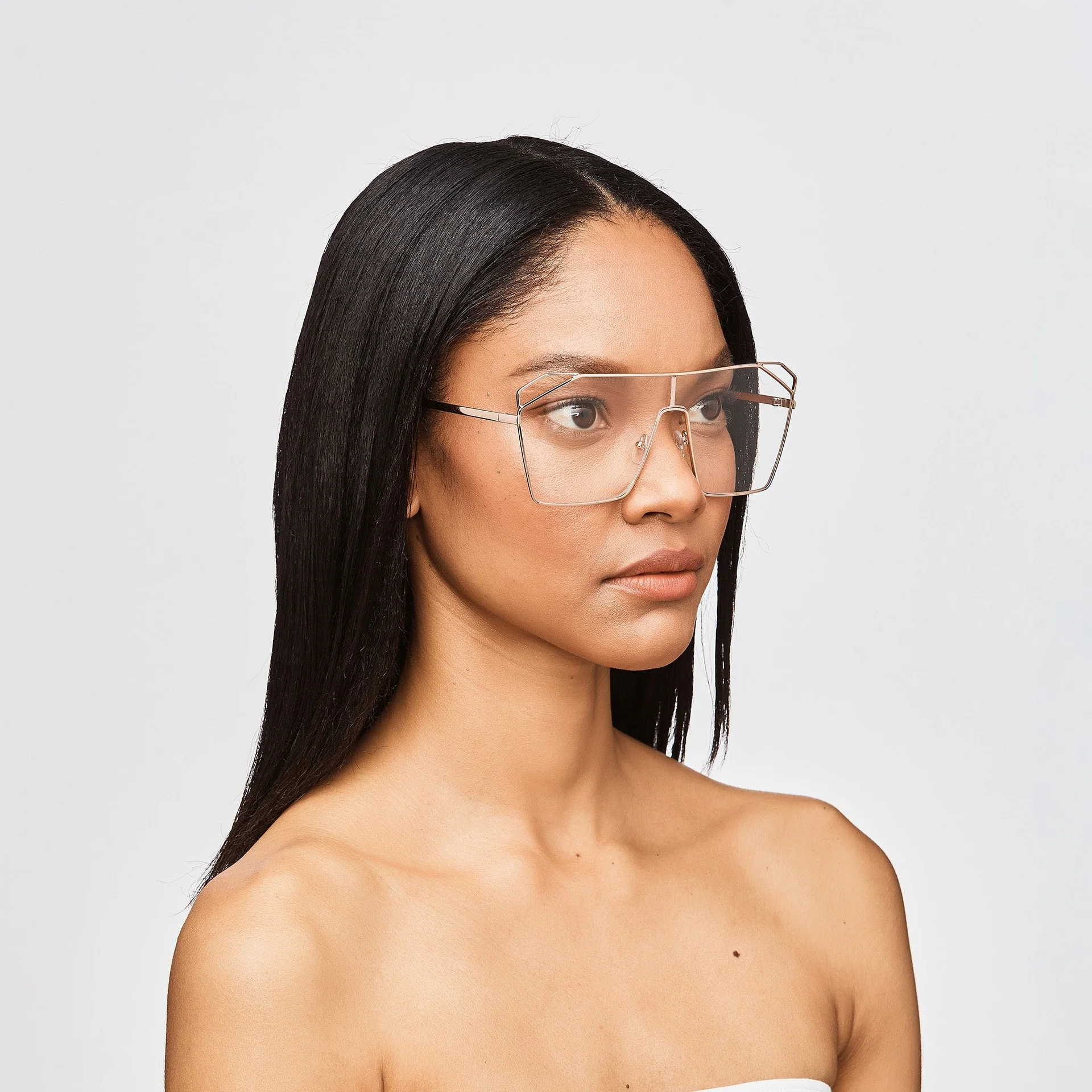 Mad Shade Clear Metal Frame Shades #30 - Image 3