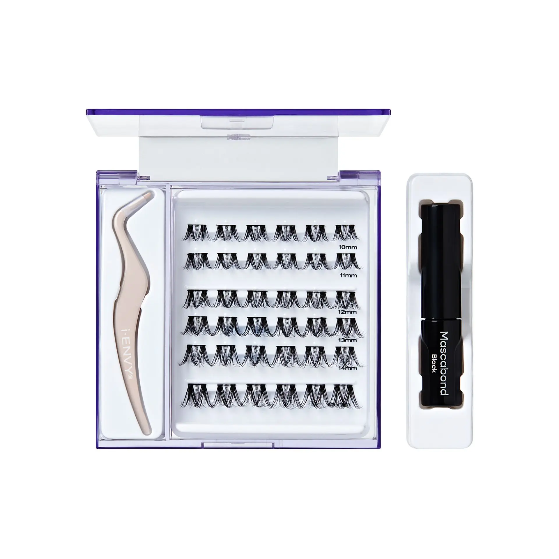 I-ENVY Cluster Palette Kit - Refillable DIY Underlash Extension Palette with 36 Lash Clusters - Image 11