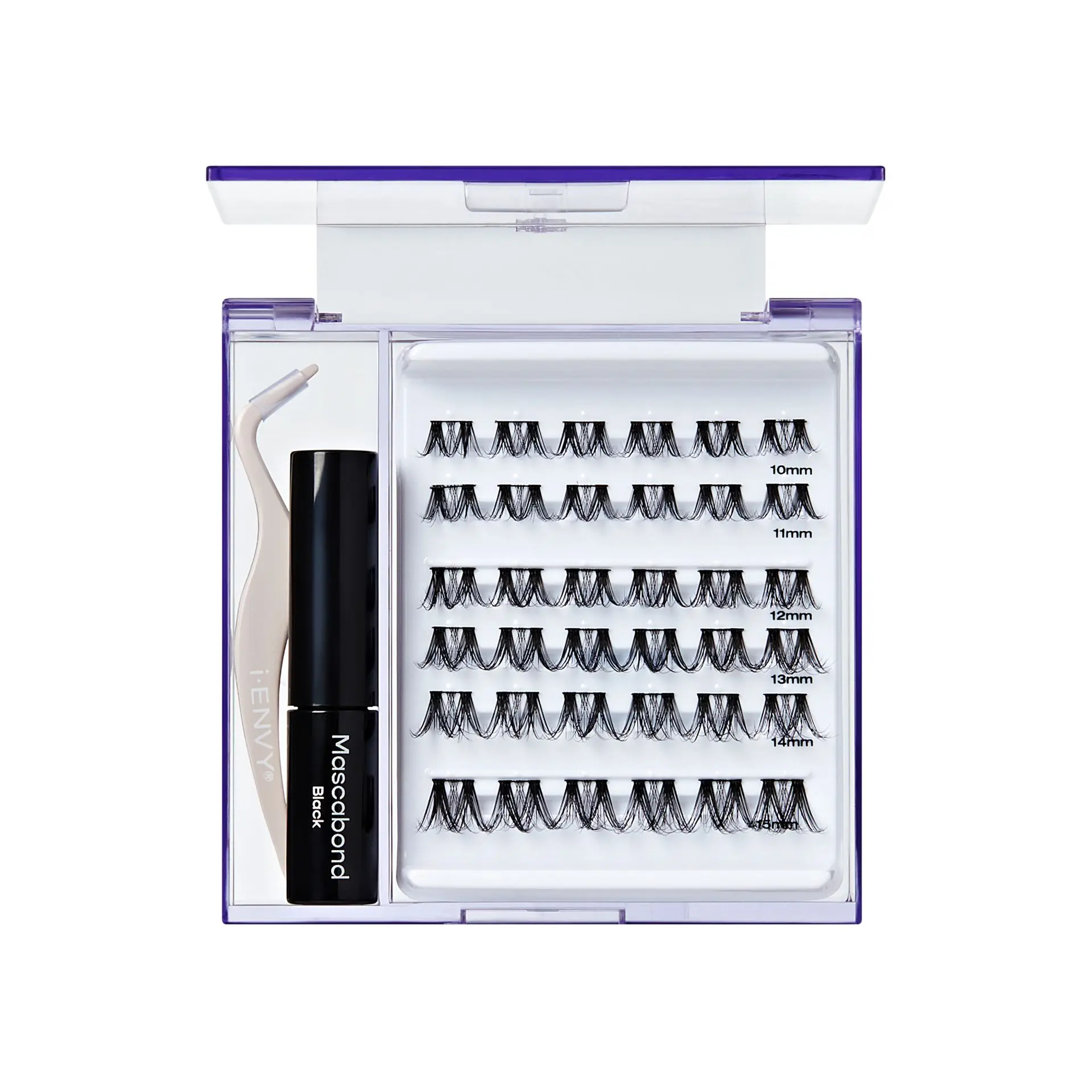 I-ENVY Cluster Palette Kit - Refillable DIY Underlash Extension Palette with 36 Lash Clusters - Image 15