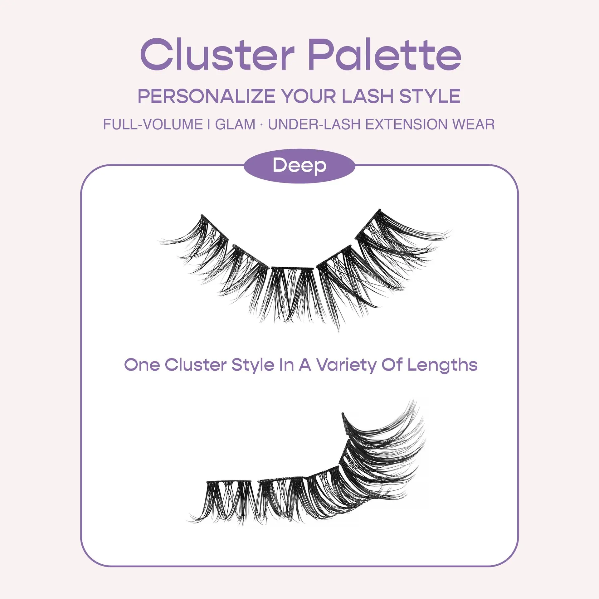 I-ENVY Cluster Palette Kit - Refillable DIY Underlash Extension Palette with 36 Lash Clusters - Image 19