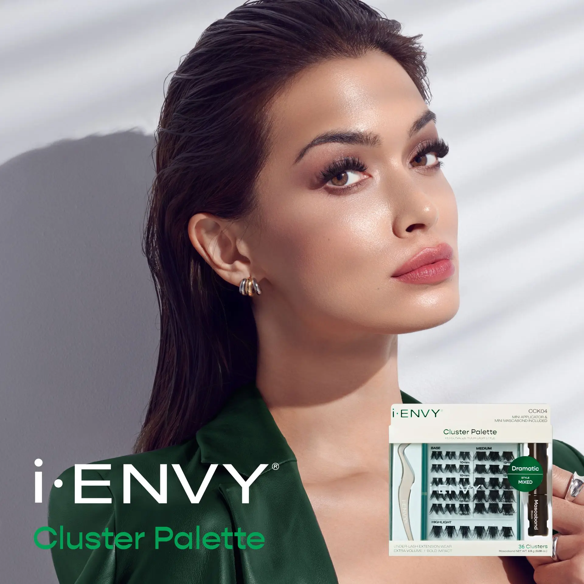 I-ENVY Cluster Palette Kit - Refillable DIY Underlash Extension Palette with 36 Lash Clusters - Image 8
