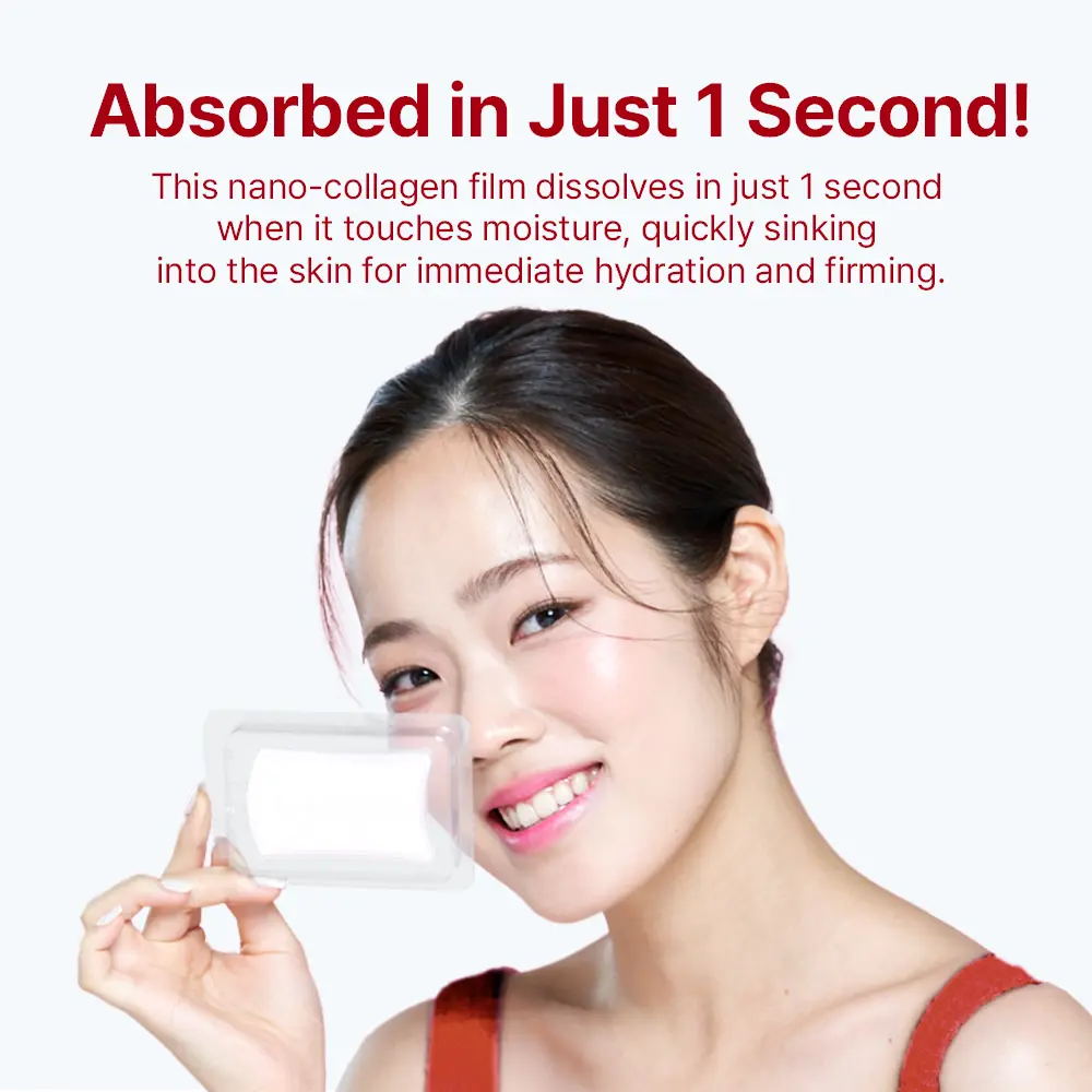 EARTHNIQ Collagen Lifting Mask Film – Korean Firming Skincare for Elasticity, Hydration & Youthful Glow - Image 2