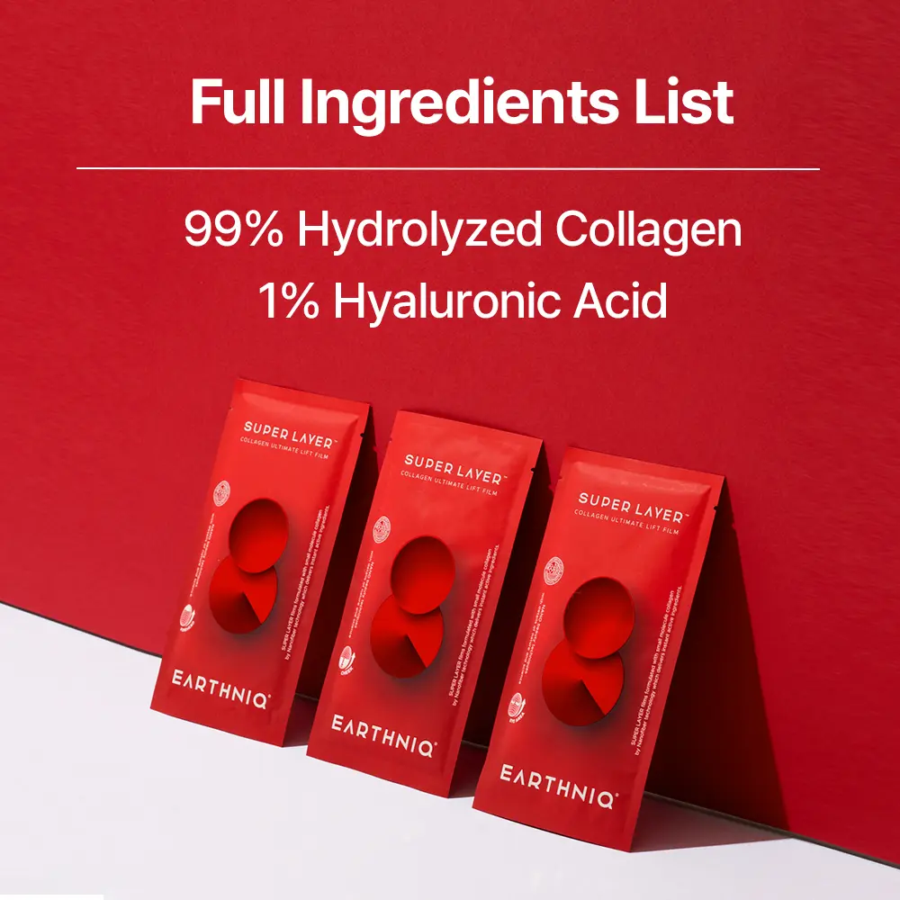EARTHNIQ Collagen Mask Film – Korean Collagen Skincare for Firming, Lifting & Hydrating Glass Glow Skin - Image 8