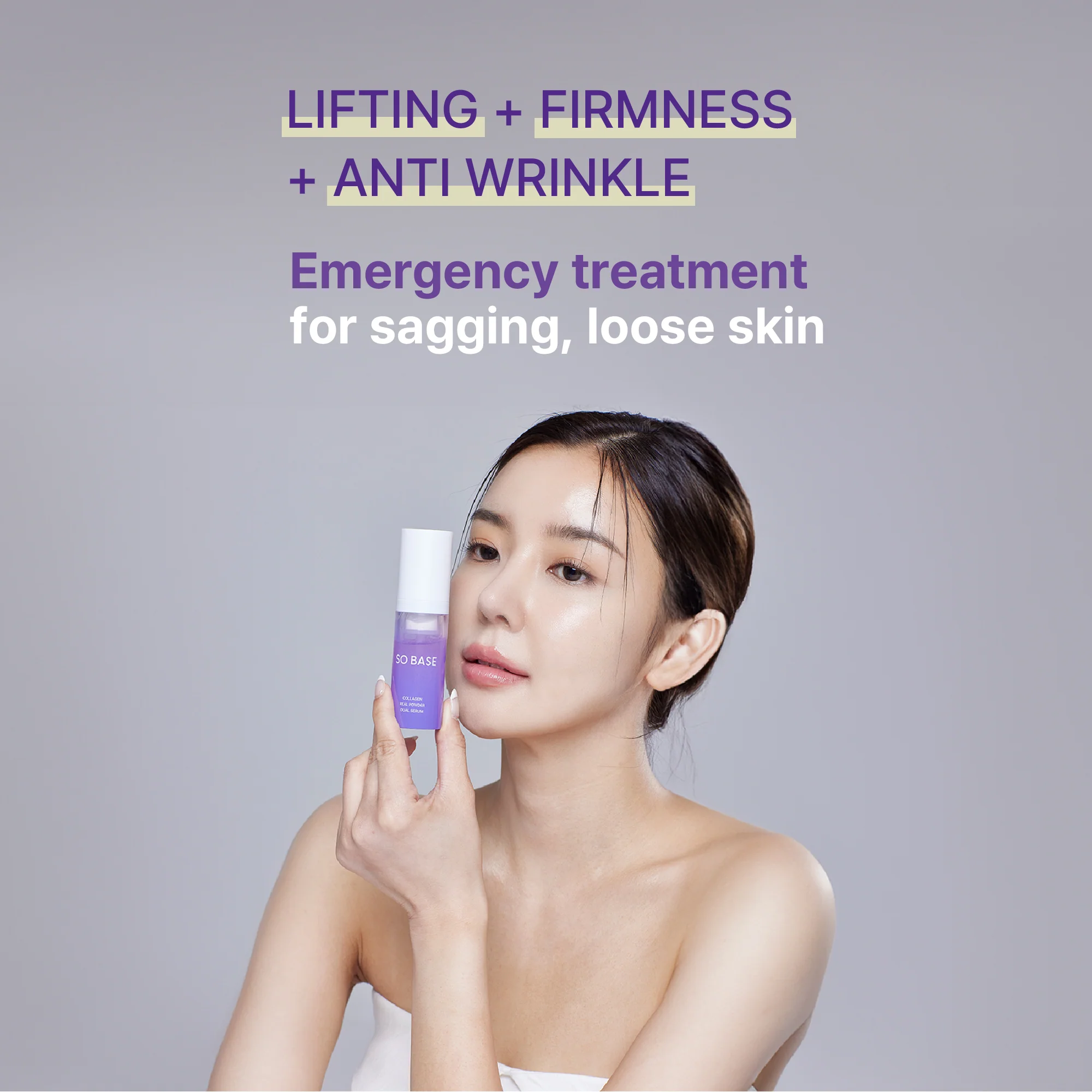 SOBASE 100% Pure Collagen Powder Serum - Instant Face Lift & Wrinkle Filler Glow for Sagging Skin - Image 26